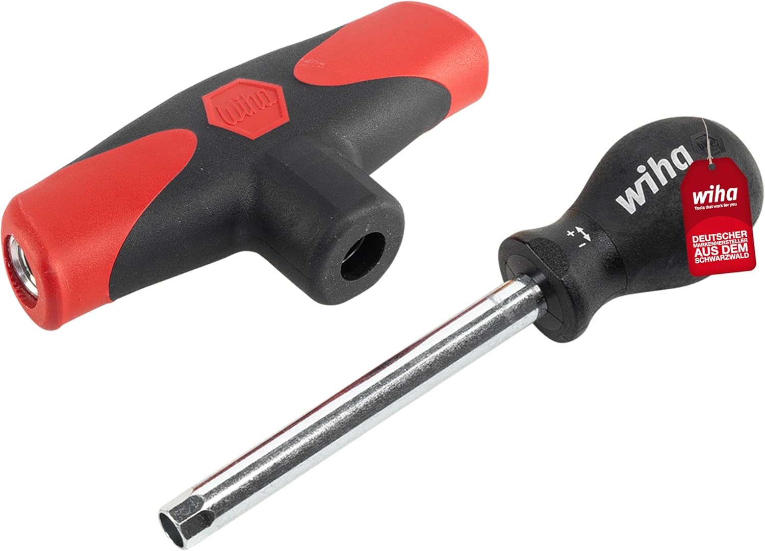 Wiha 289110600" Torque Fix T Plus Screwdriver, Black/Red, 6 N m