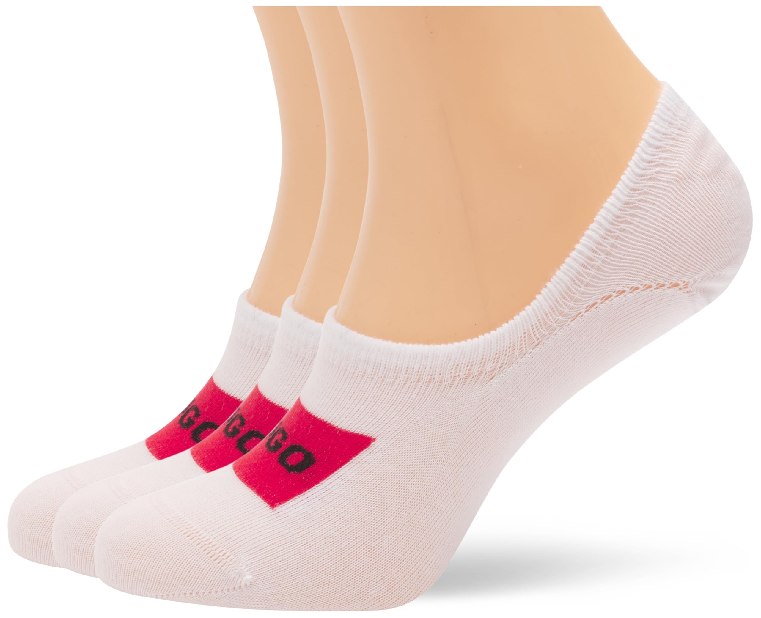 HUGO Damen 3p Lc Redlabel CC Invisible Socks