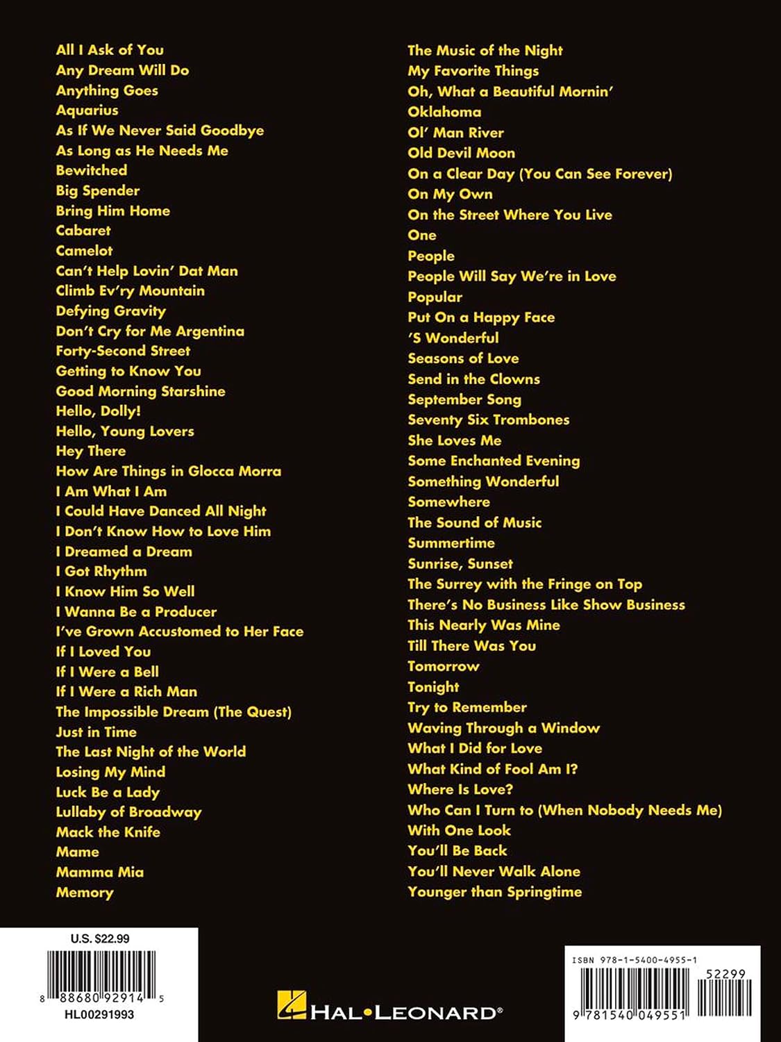 Best Broadway Songs Ever