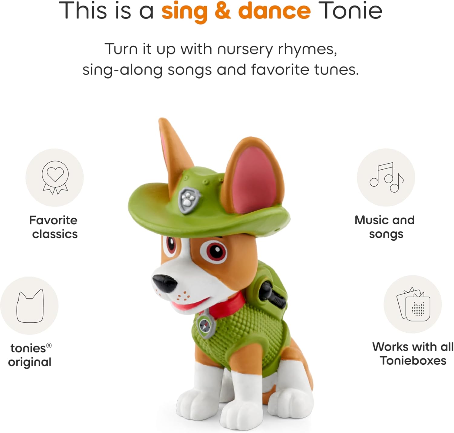 Tonies Tracker Audio Toy Figurine from PAW Patrol
