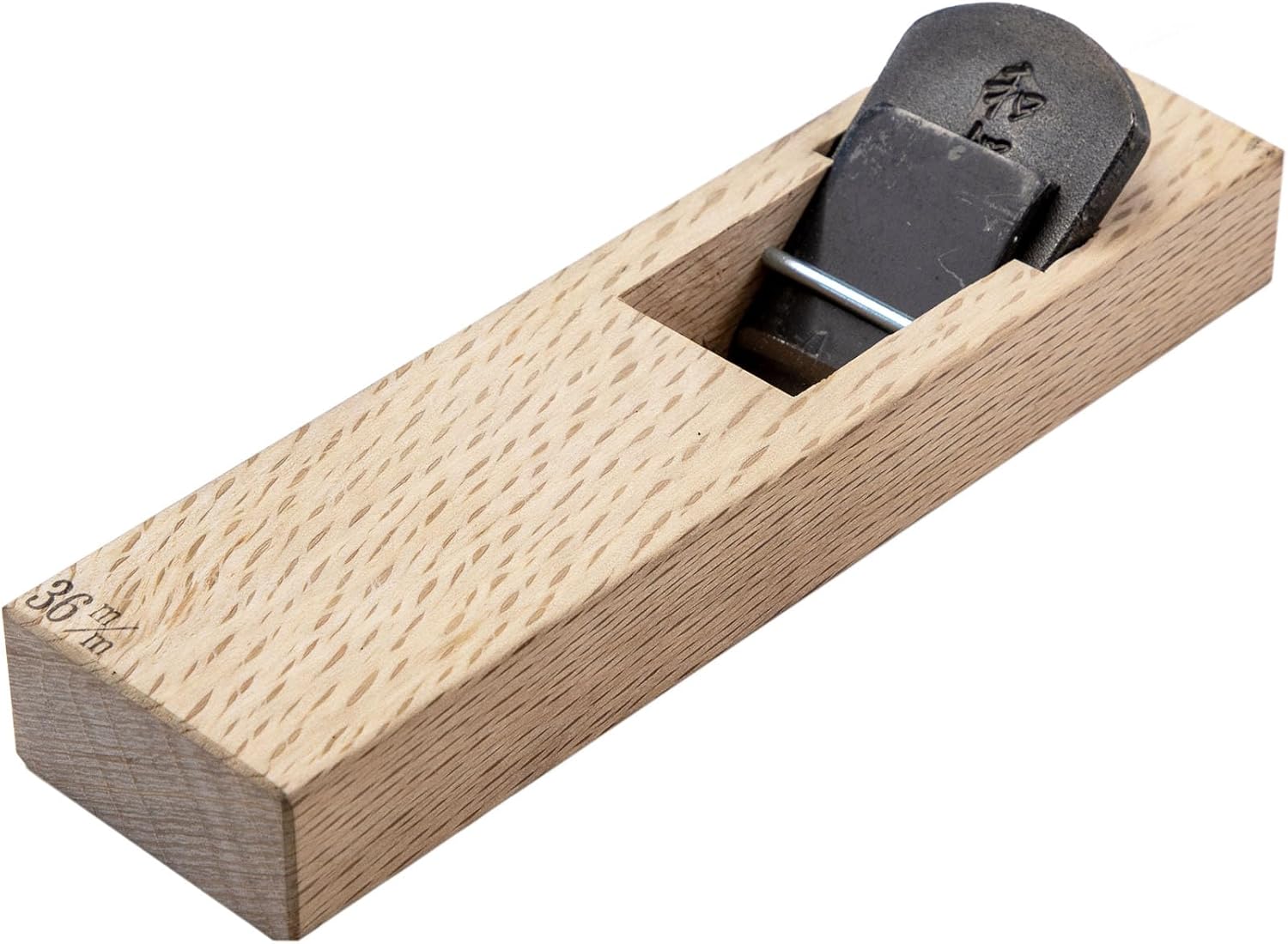 Wazakura Japanese Hand Plane (Kanna) for Smoothing, Woodworking Tool, Made in Japan (36mm)