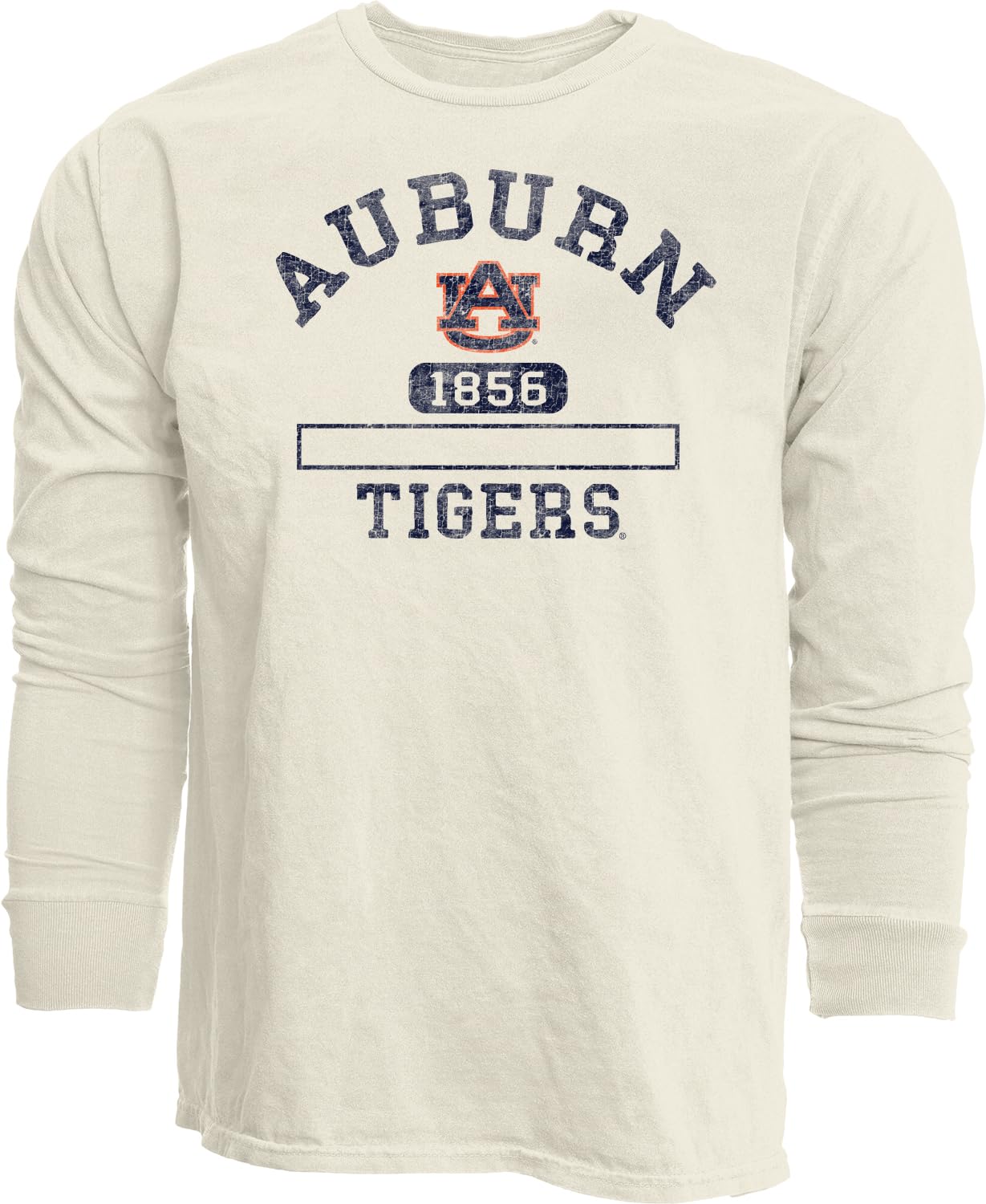 Blue 84 NCAA Officially Licensed Long Sleeve T-Shirt Ivory Dyed Ringspun