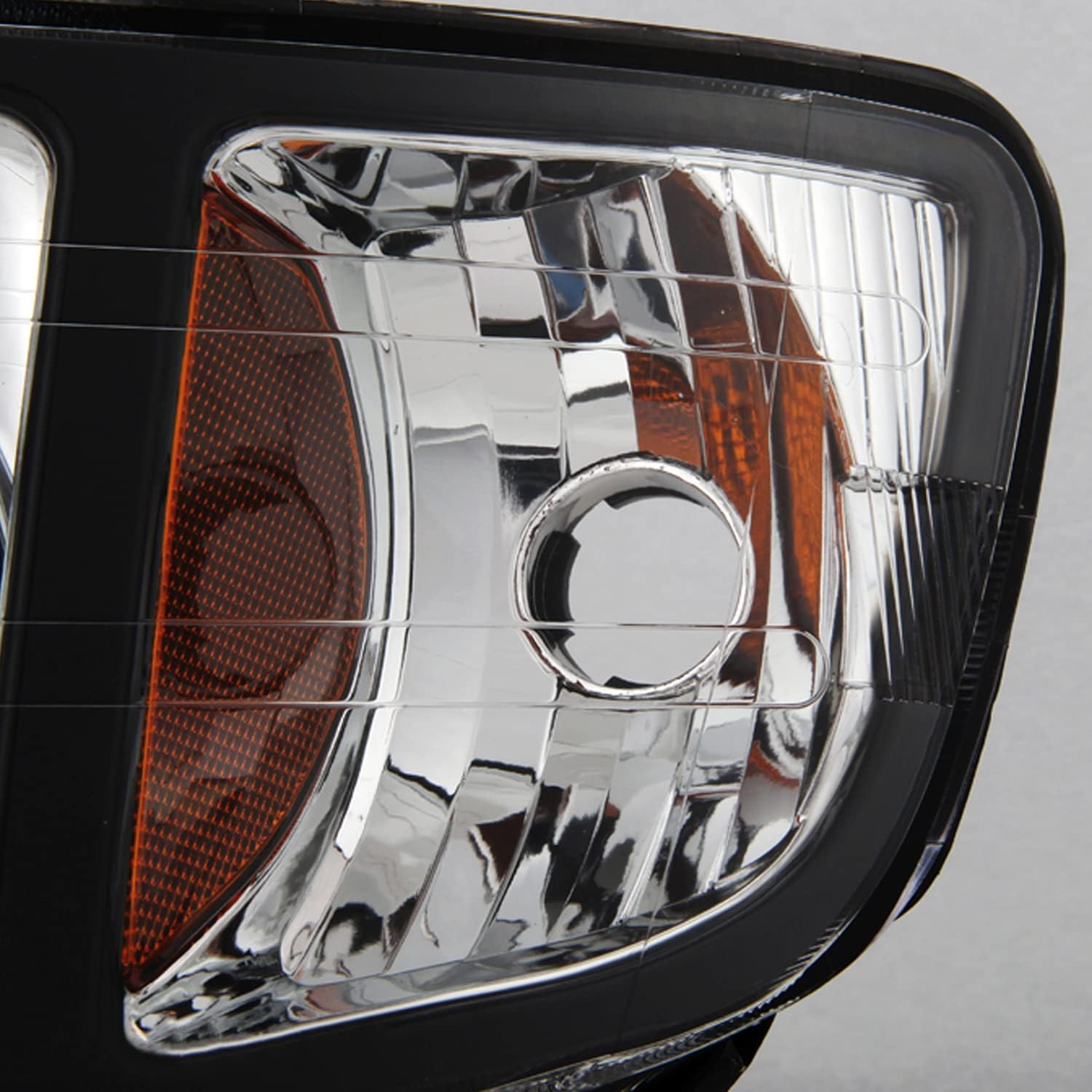 AKKON - For Honda Ridgeline OE Replacement Chrome Bezel Headlights Driver/Passenger Head Lamps Pair New