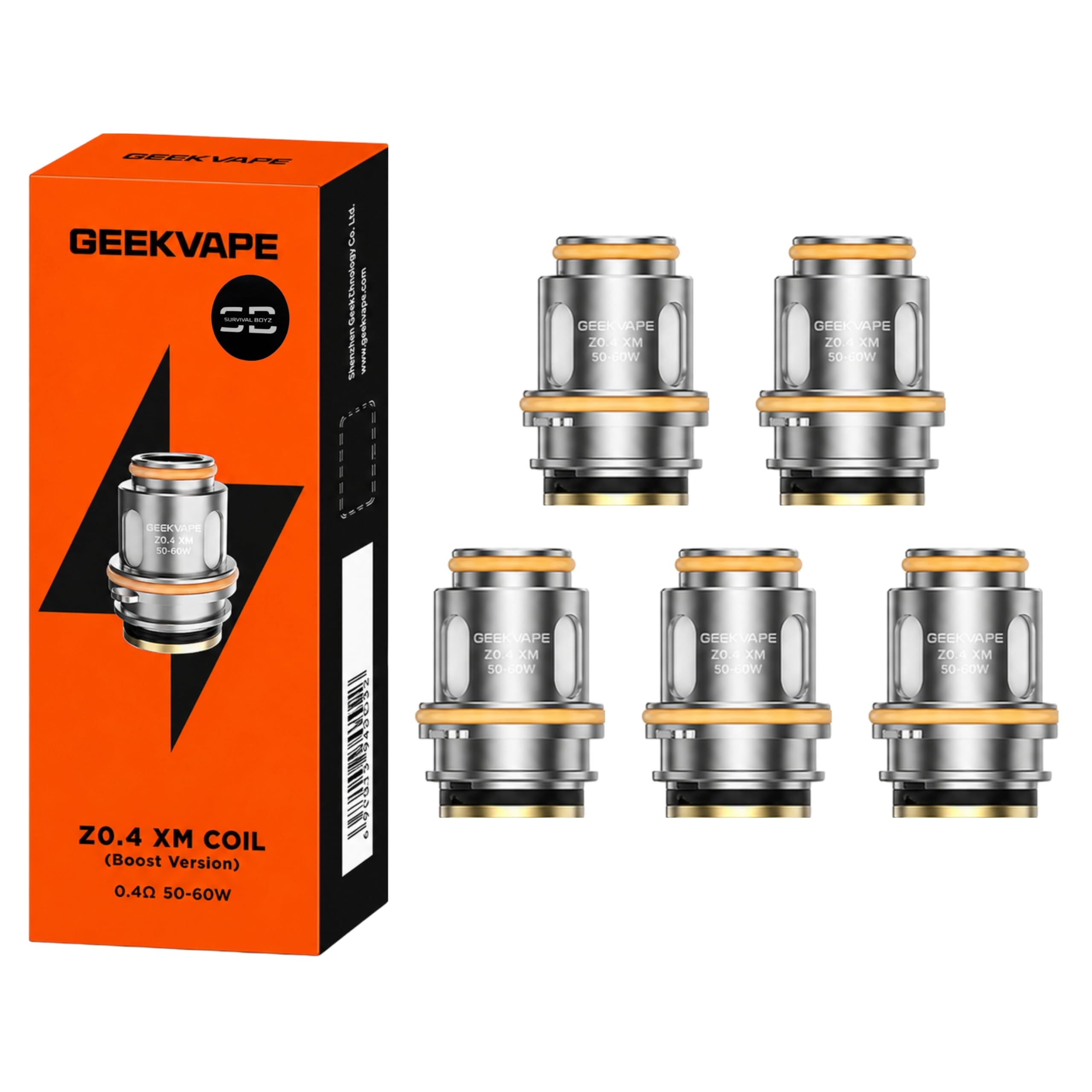 Geekvape Z Series Coil XM [0.4 XM] - 5 Pack - Available in 0.15,0.2,0.4