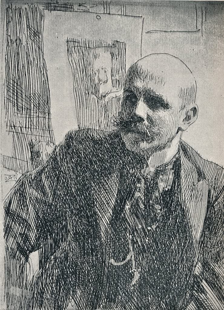 Reproducción de lienzo de Anders Zorn: Conde Georg Von Rosen, mural impreso de 60x90cm 5