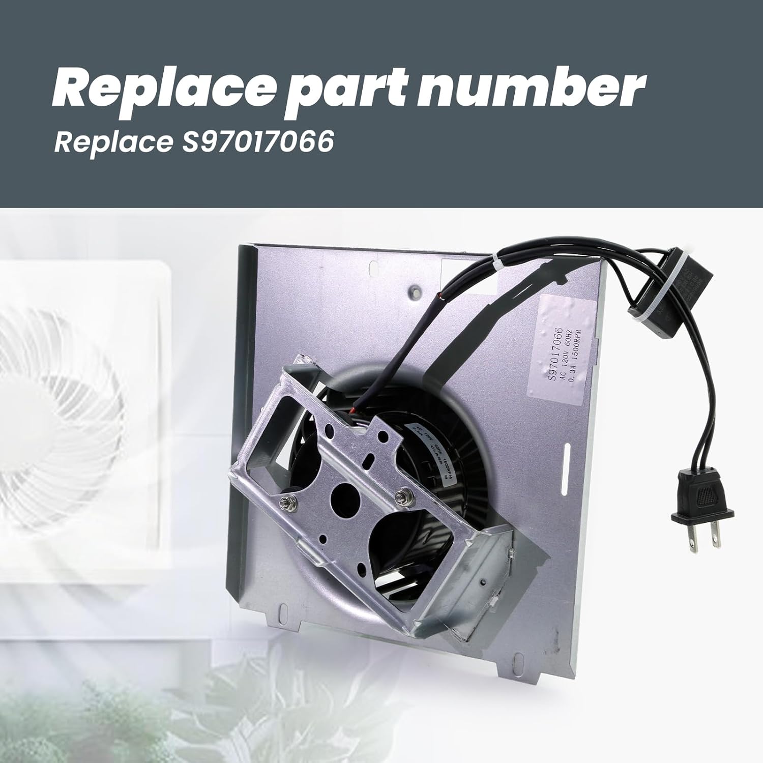 ASTROSYNC Bathroom Fan Motor Assembly Fit for Models 710 712 714 720 721 722 Quiet High-Performance Vent Fan Replace S97017066