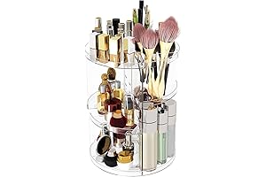 C & AHOME 360 Rotating Vanity Things Organizer