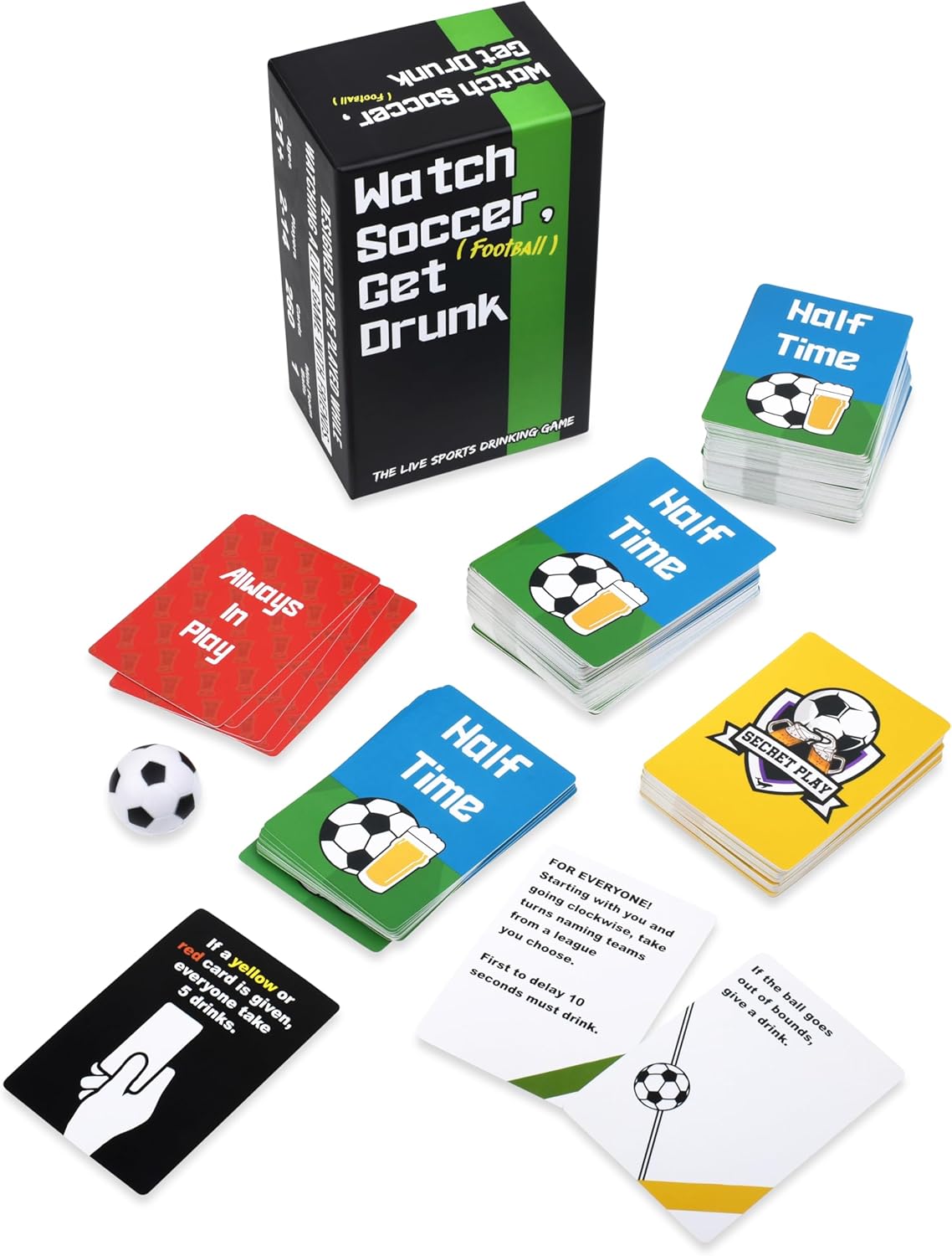 Watch Soccer, Get Drunk - The Live Soccer Drinking Game