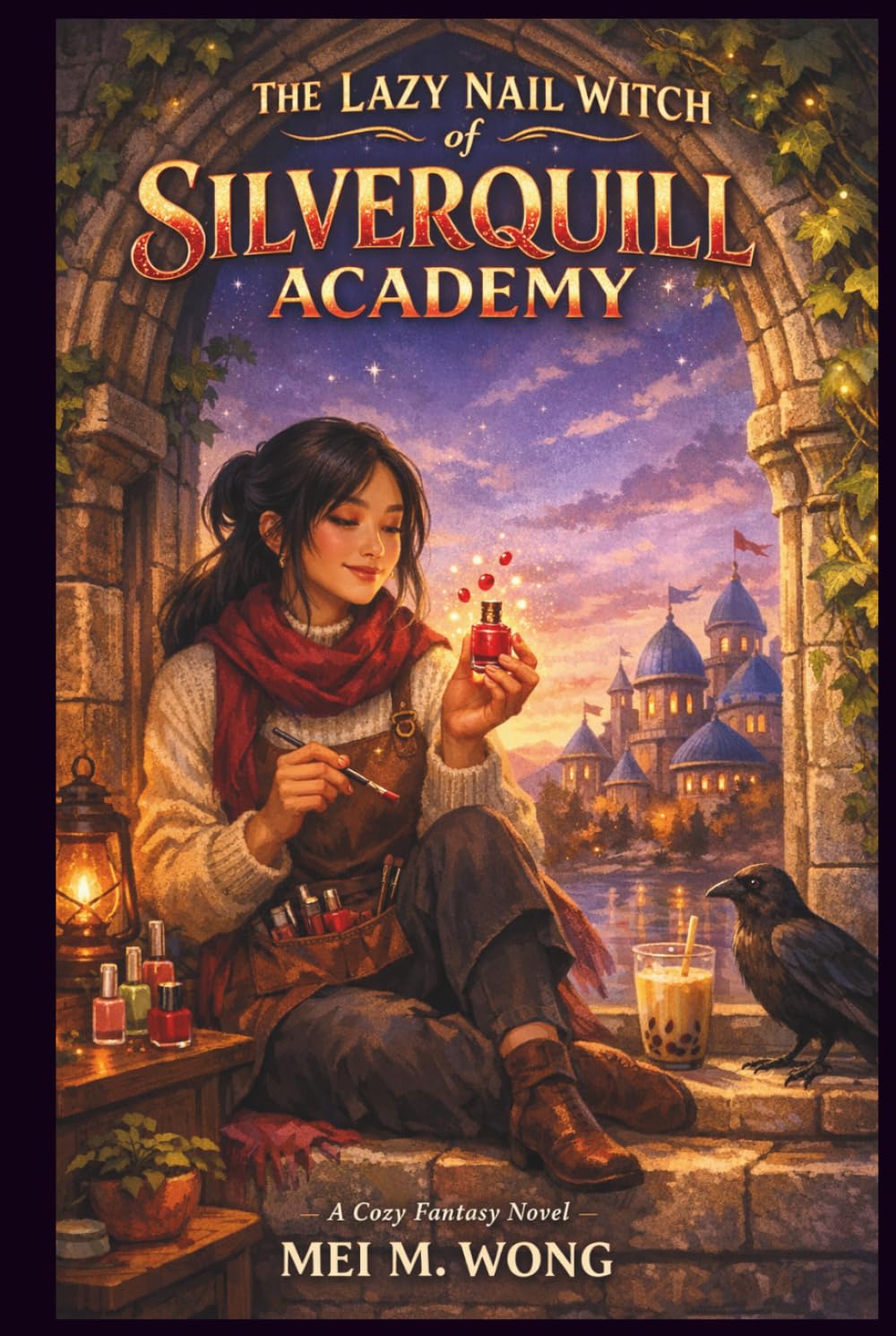 The Lazy Nail Witch of Silverquill Academy: A Cozy Fantasy of Reluctant Heroism, Found Family, and the Perfect Top Coat (The Lazy Nail Witch Chronicles - Cozy Magic & Manicures)