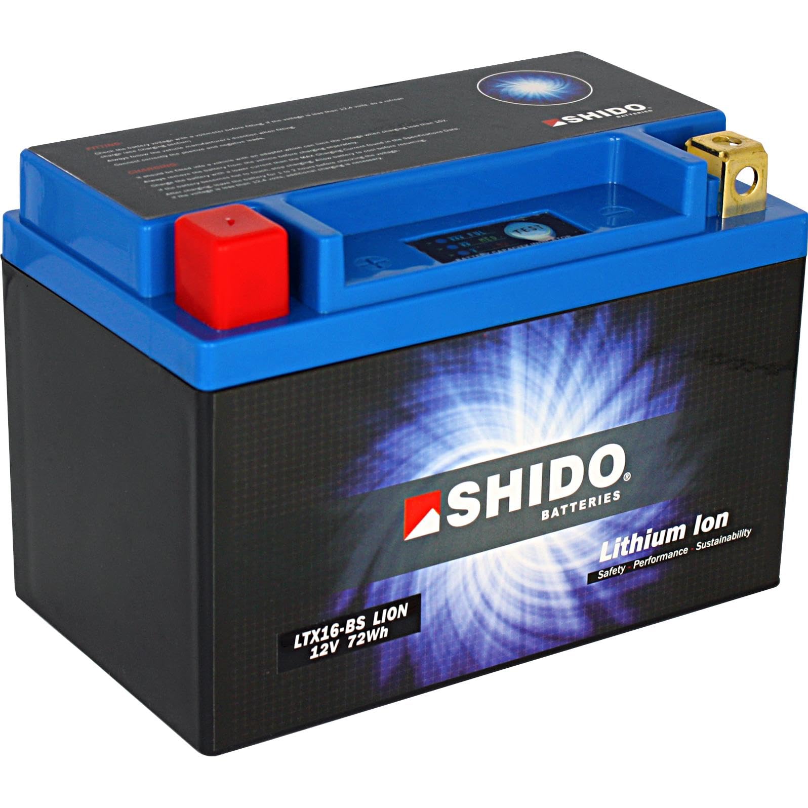 SHIDO LTX16-BS LION -S- akumulator litowo-jonowy, niebieski (cena z kaucją 7,50 EUR