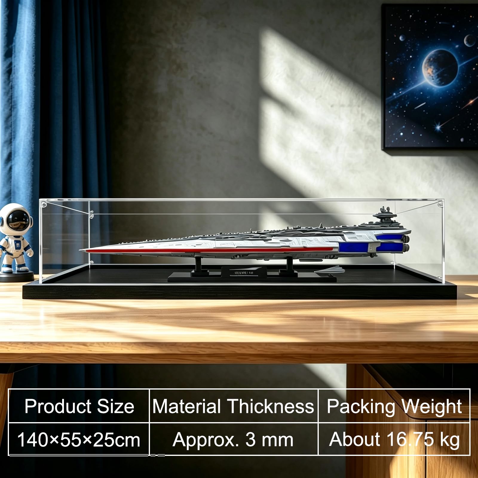 Akrylowe pudełko ekspozycyjne do LEGO 75457 Executor Super Star Destroyer