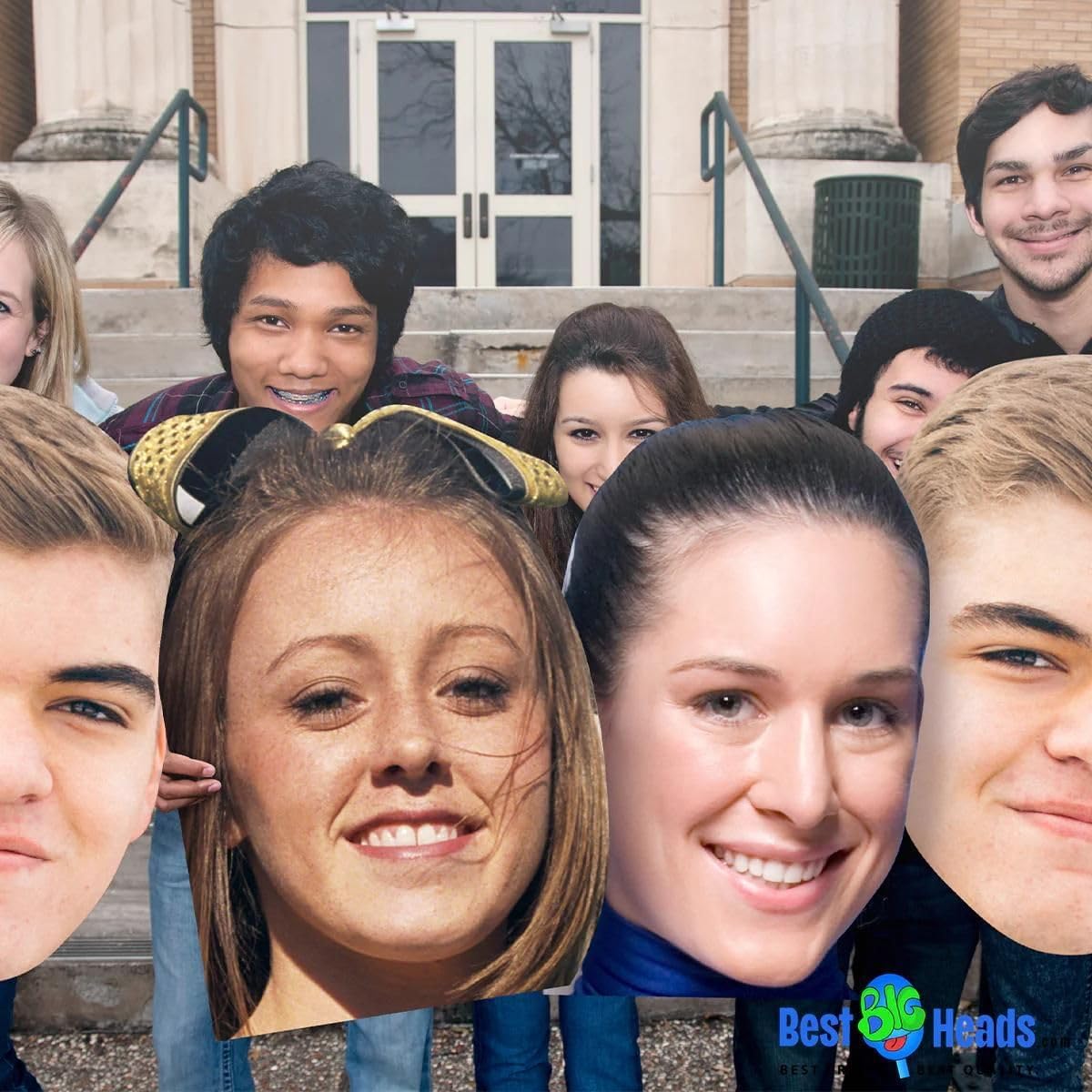 Best BIG Heads™ Senior Night! Cutouts (2-ft Giant Head, Single Pack)