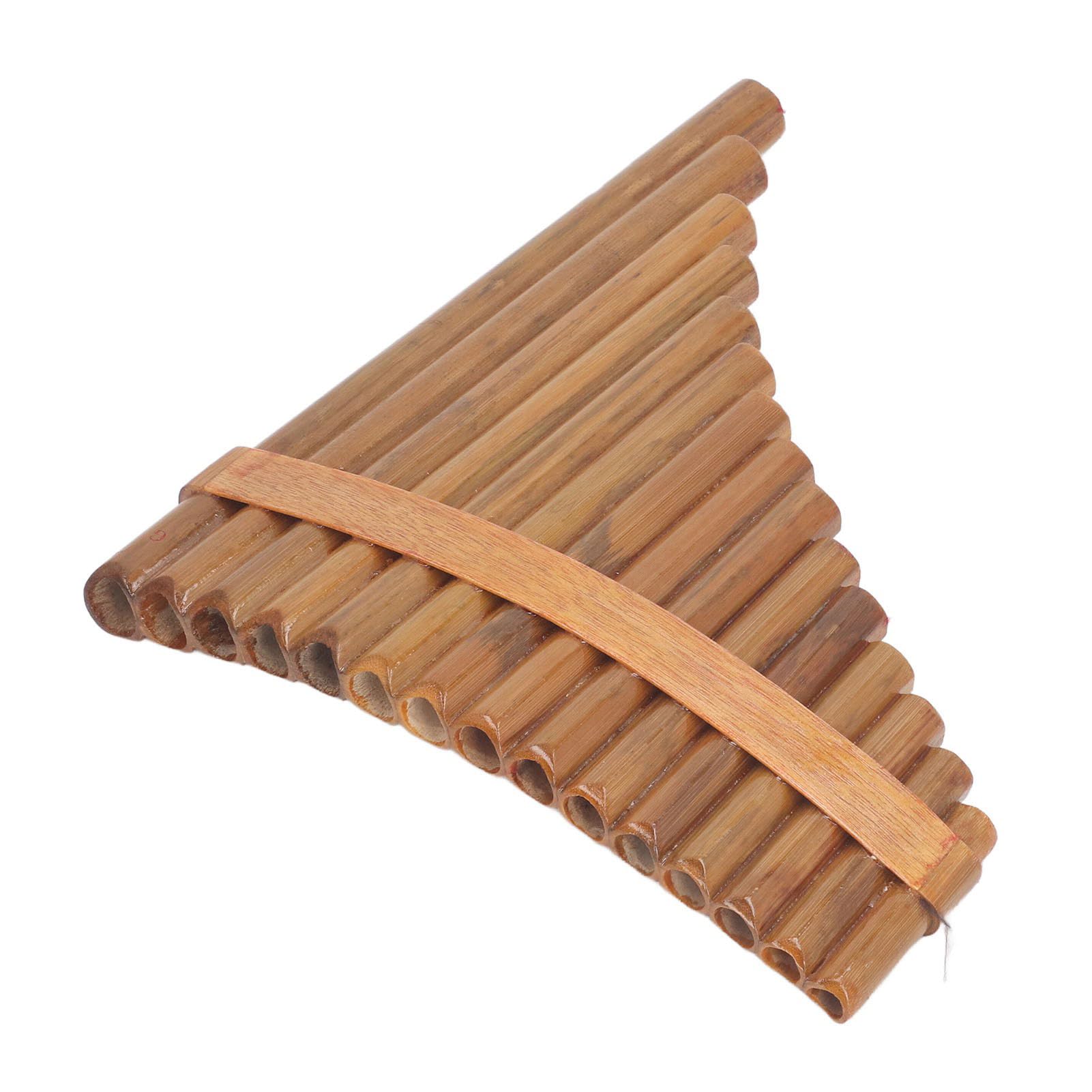 Buachois Flauto di Pan Professionale 15 Canne in Sol, Strumento Musicale a Fiato Portatile con Custodia Morbida Accessori Pulizia per Pratica Quotidiana Spettacoli (Mano sinistra)