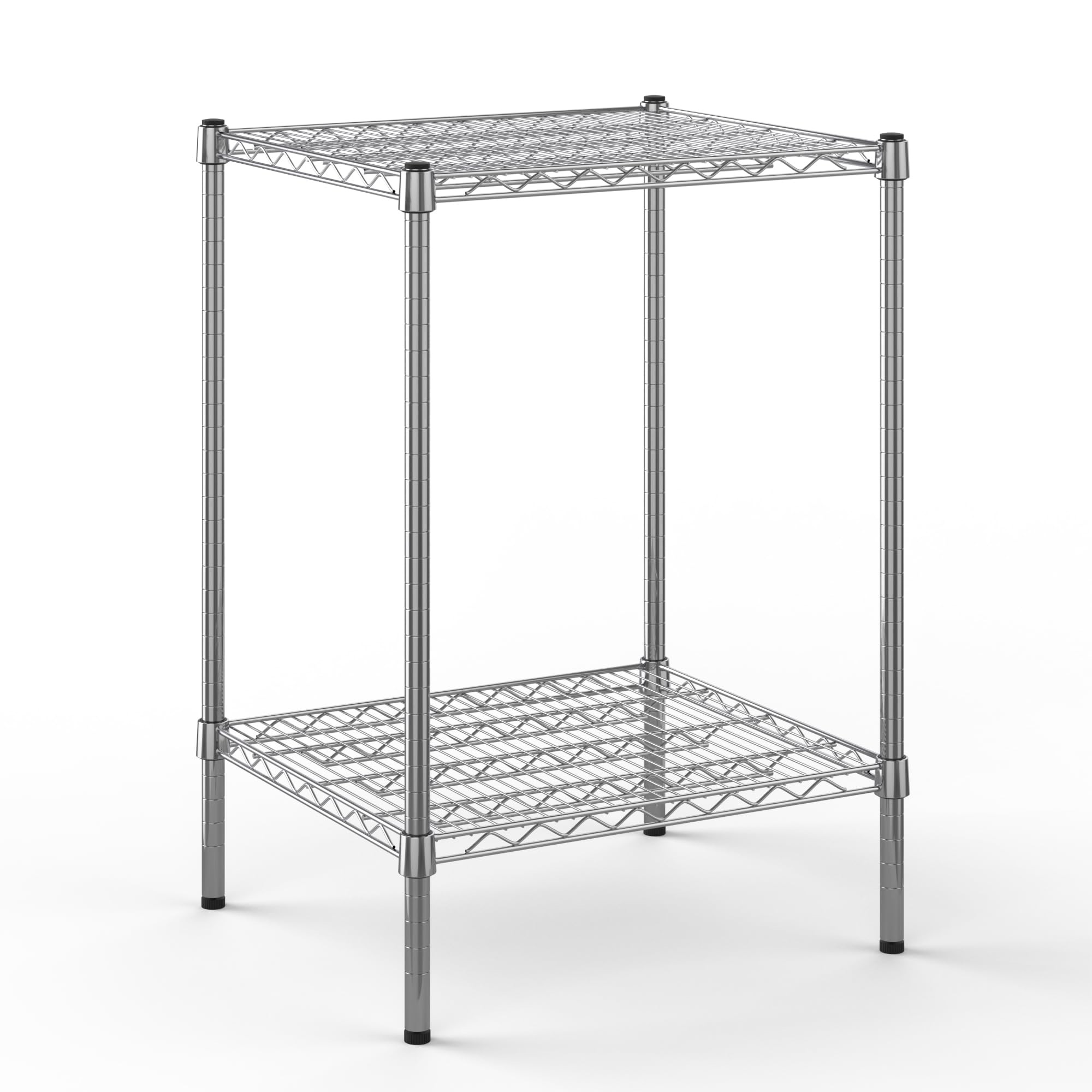 21" Deep x 24" Wide x 34" Height Wire Shelving Kit | 2-Tier | NSF Commercial Storage Rack Unit