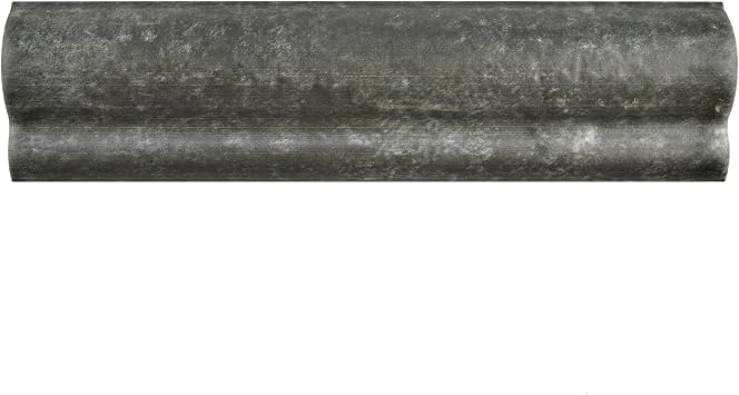 Costa Moldura Grafito 2" x 7-7/8" Ceramic Chair Rail Wall Trim