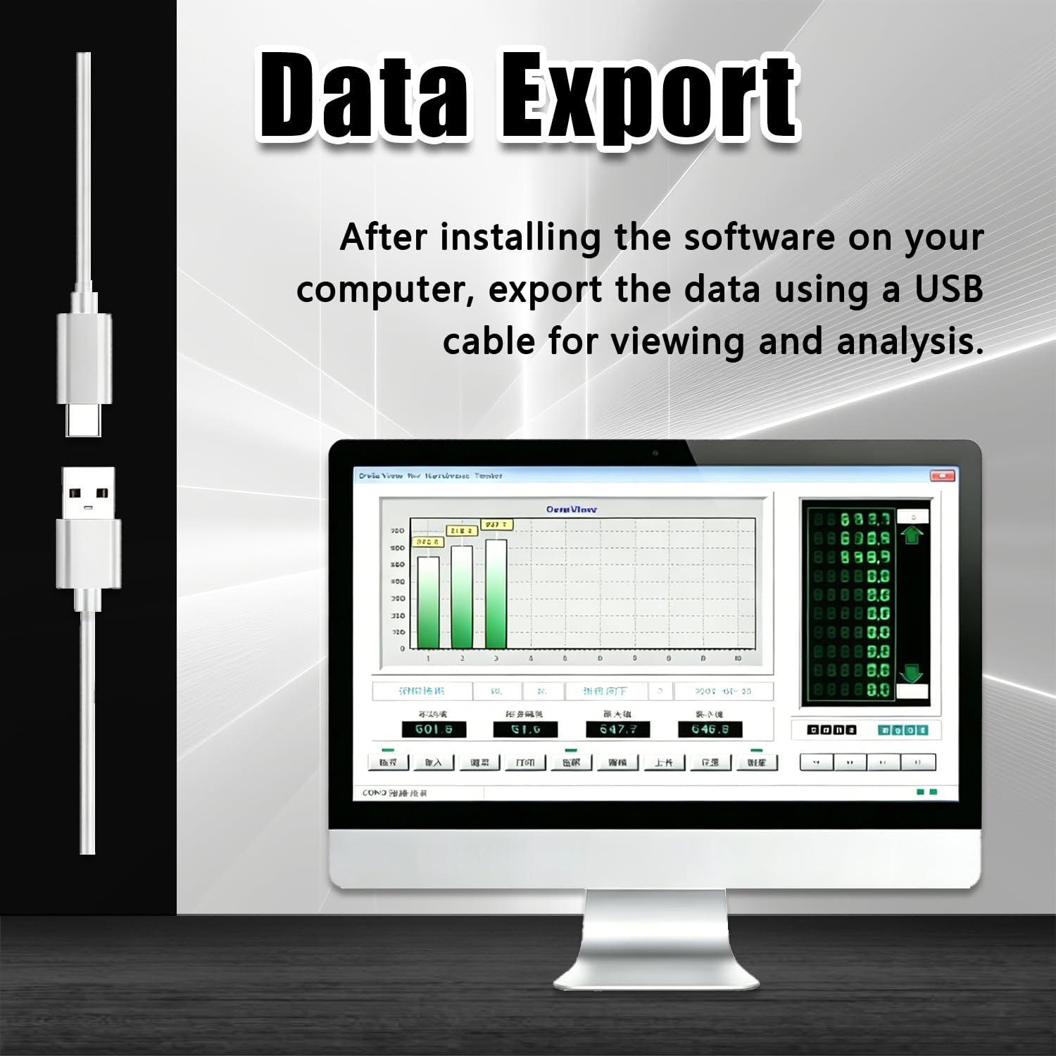 Durómetro Rockwell portátil con exportación de Datos USB | Durecedor de metales portátil, almacena 1000 conjuntos de datos, ideal para mecanizado
