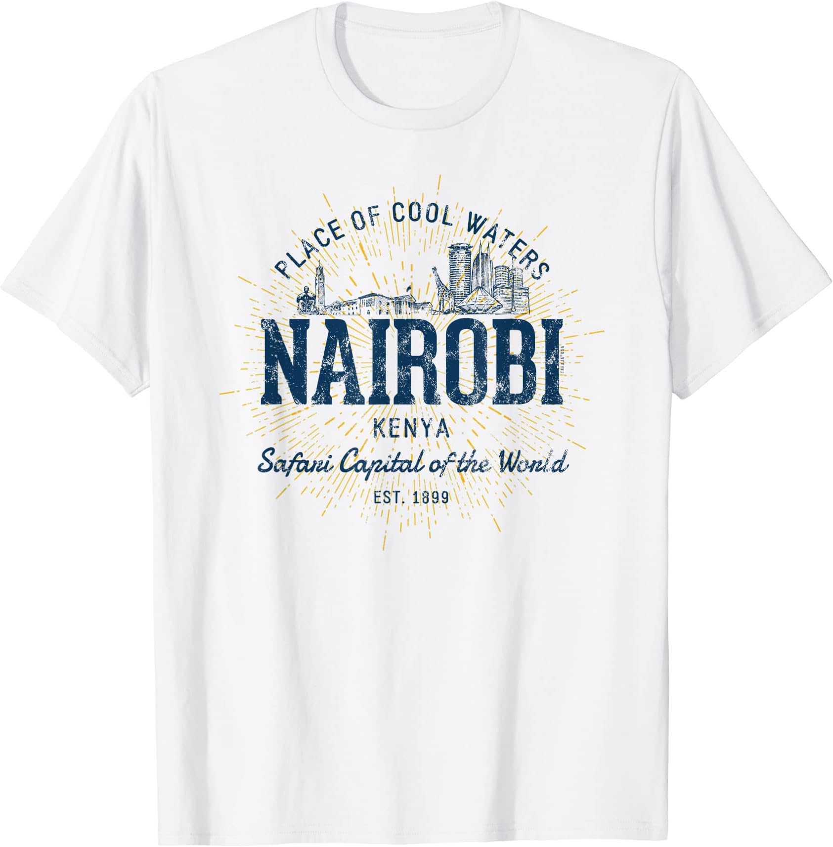 Kenya Retro Style Vintage Nairobi T-Shirt