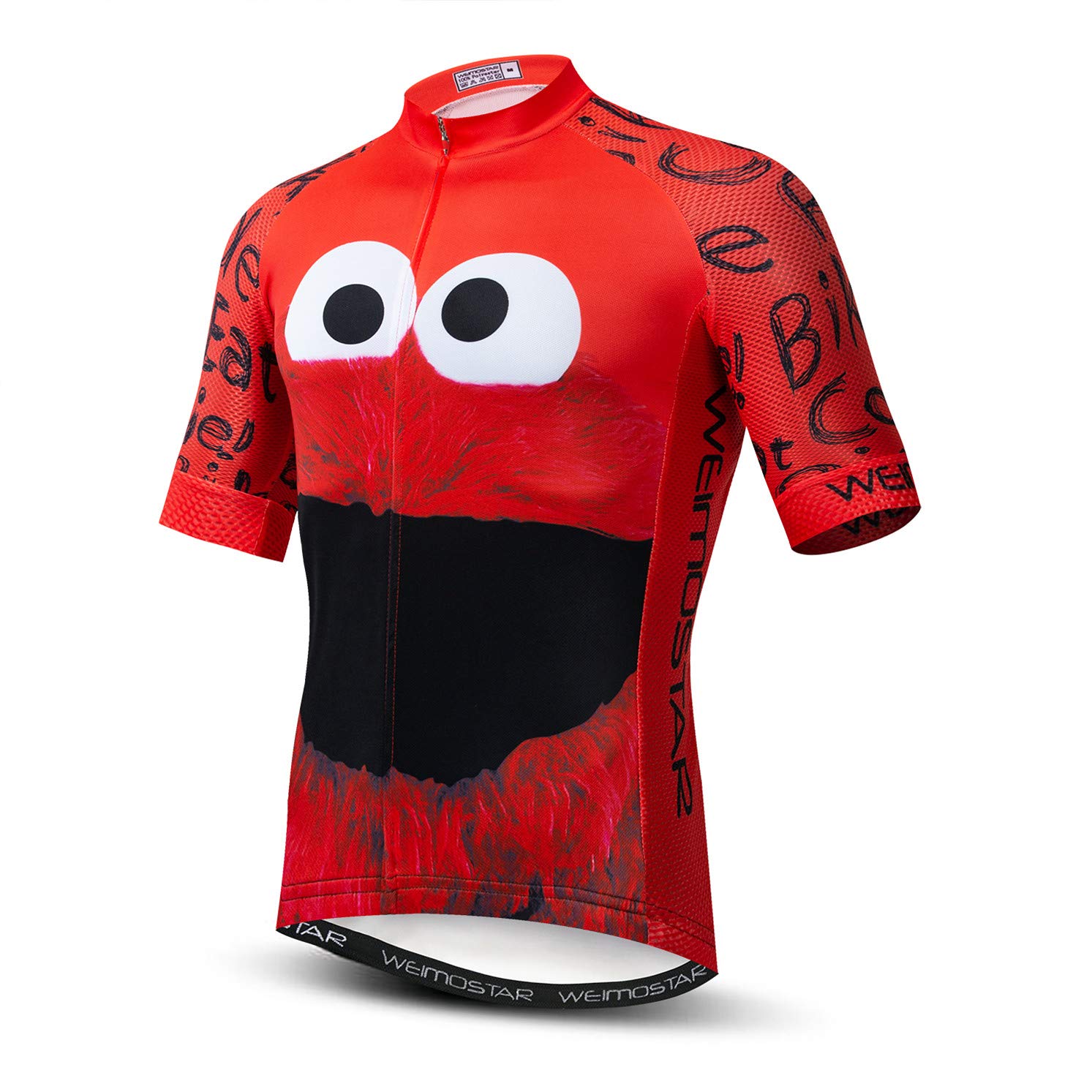 Weimostar Maillot de cyclisme en jersey Allemagne pour homme - Noir