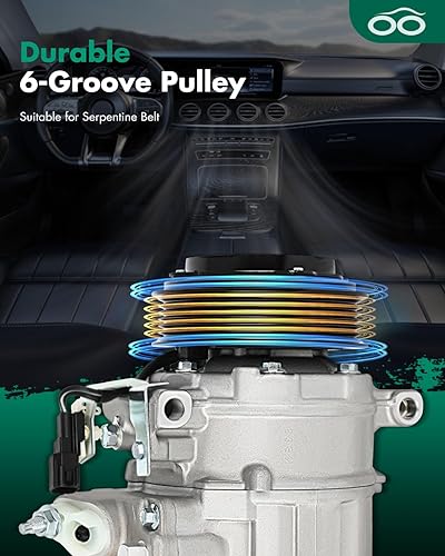 Miniatura 5 de SCITOO Compresor de CA para 2012-2014 para Ford Edge 2.0L para Ford Explorer 2.0L CO 29130C