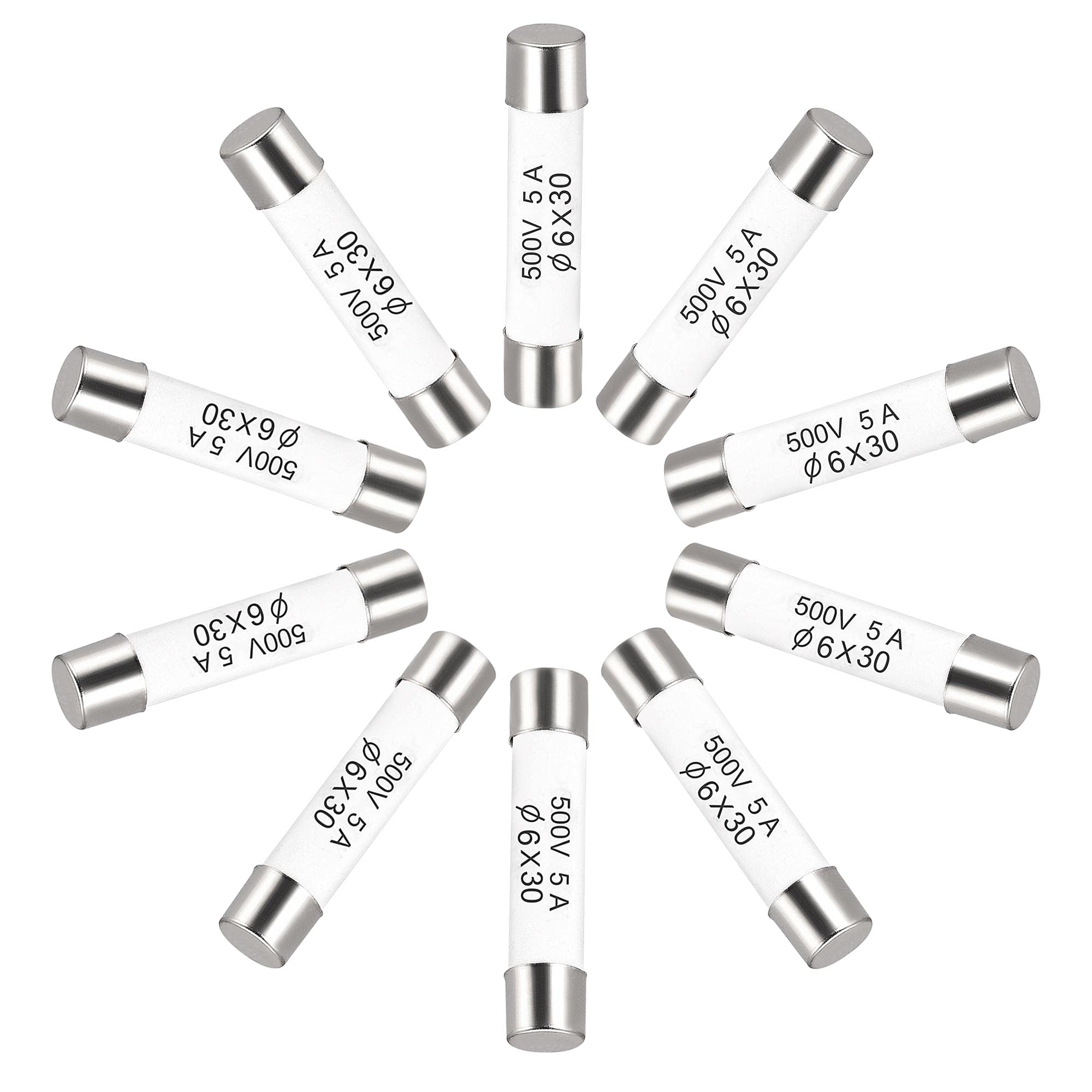 5a-500v-fast-blow-fuses-uxcell-ceramic-cartridge-fuses-5a-500v-6x30mm