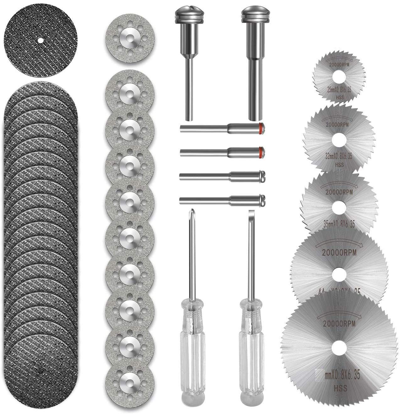 DIY Crafts Pack Of 160 Pcs Kit, Multi Color/Mix Combo Set/Kit, Cutting Wheel Set/Kit for Rotary Tool, HSS Circular Saw Blades, Resin(Pack Of 160 Pcs Kit, Multi Color/Mix Combo Set/Kit) (B0867R46ZS) Amazon Price History, Amazon Price Tracker