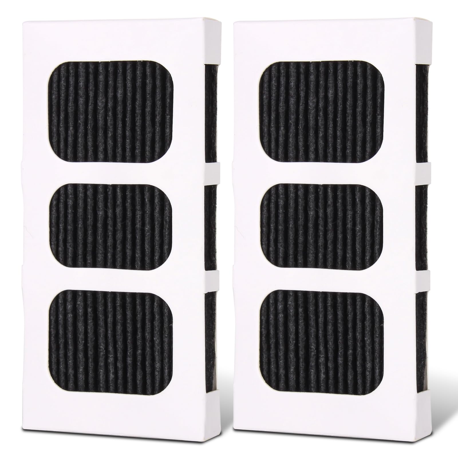 2 Pack Paultra2 Refrigerator Air Filter Replacement, Strong Adsorption Air Filter Compatible with Frigidaire PureAir Ultra 2, Pure Air Ultra II and Electrolux - Part 242047805, 5303918847