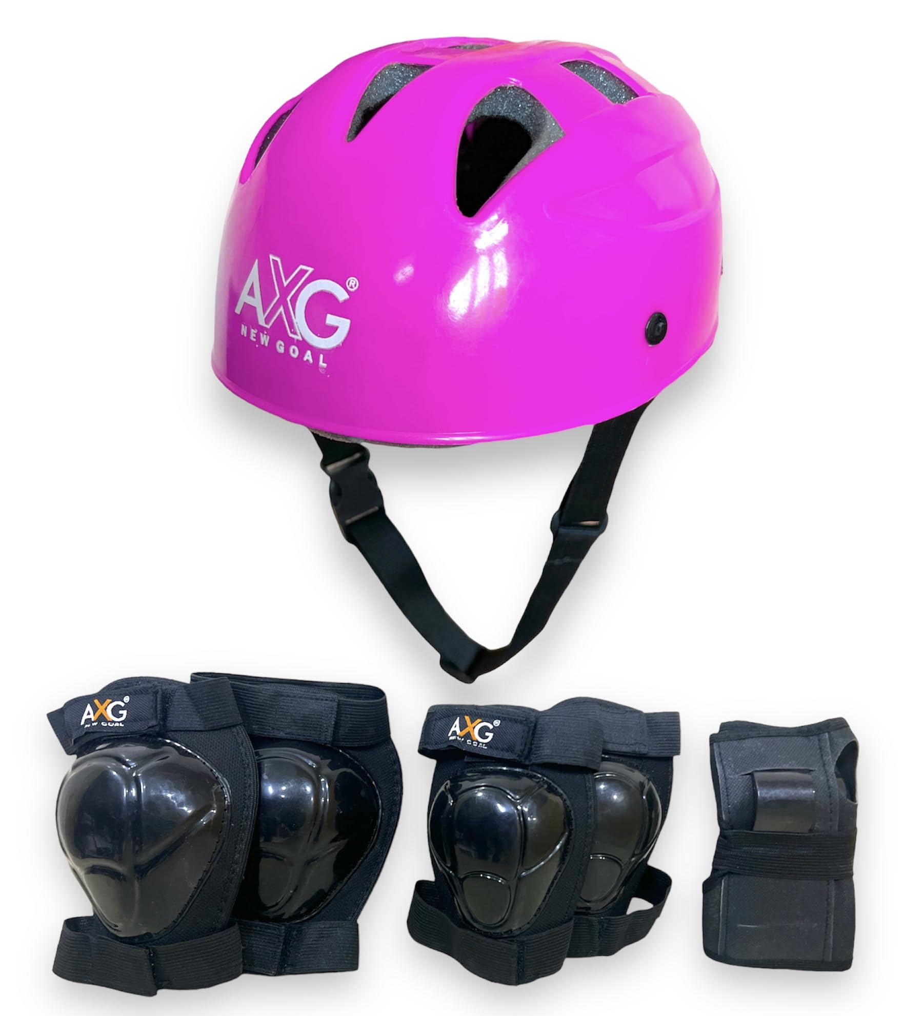 AXG Premium Adjustable Multipurpose Cycling/Skating Kit (Pink) (B0CK1TZJVN) Amazon Price History, Amazon Price Tracker