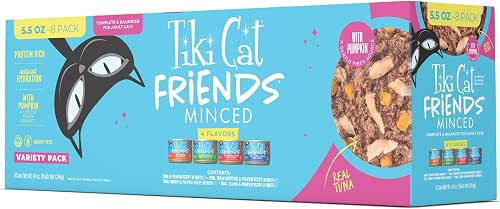 Tiki Cat Aloha Friends Wet Cat Food, Variety Pack, 5.5