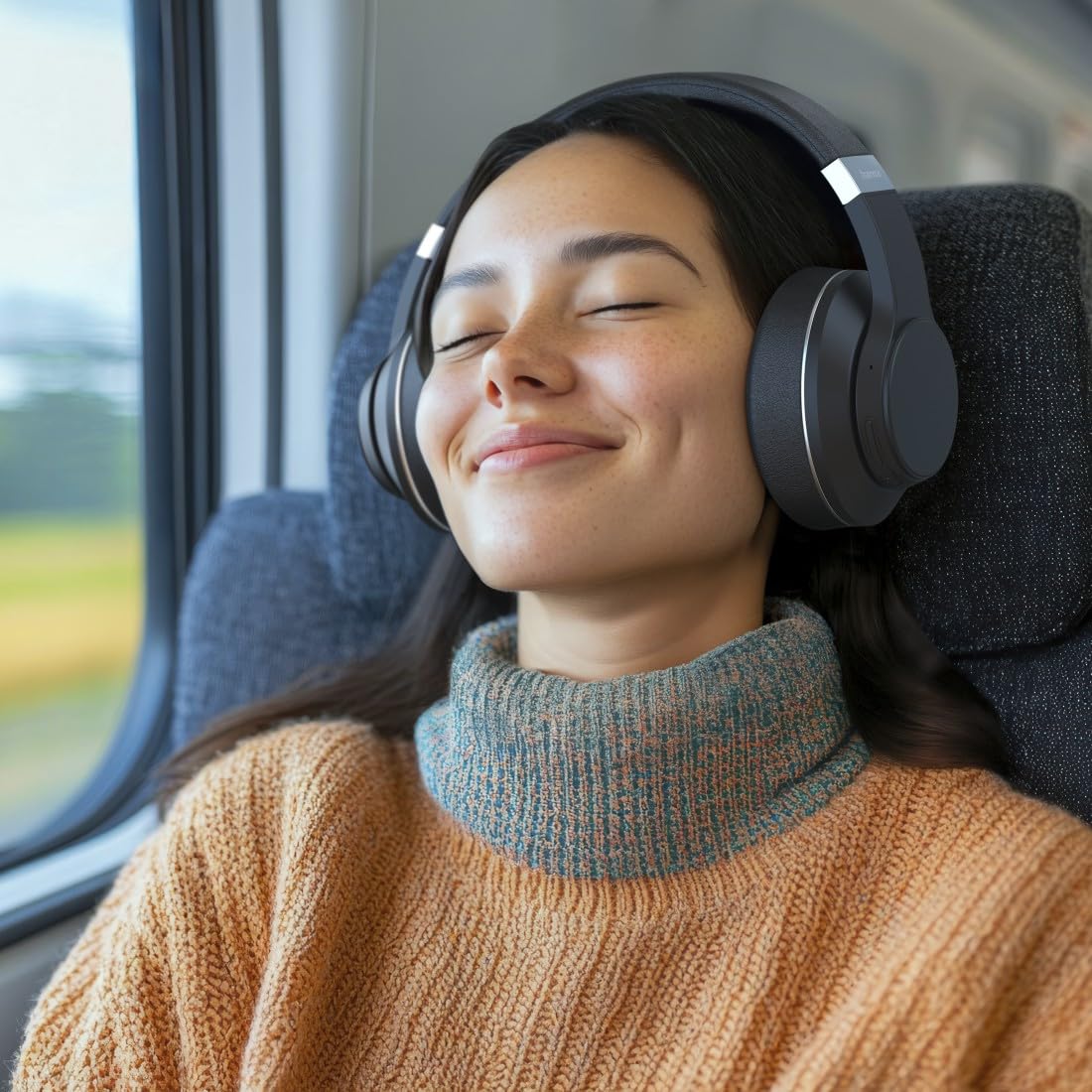 Hama Cuffie Bluetooth Passion Voyage (Over Ear, Cancelling del rumore, ricarica wireless, cuffie con microfono, con funzione touch, cuffie Bluetooth, cuscinetti auricolari) nero