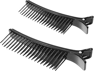 ヘアセクション用グリップクリップ2個、プロフェッショナルヘアスタイリングクリップ、サロンホームスタイリング用ヘアスタイリストノンスリップヘアクリップ、ヘアカットダイヘアパーティションスタイリングツール