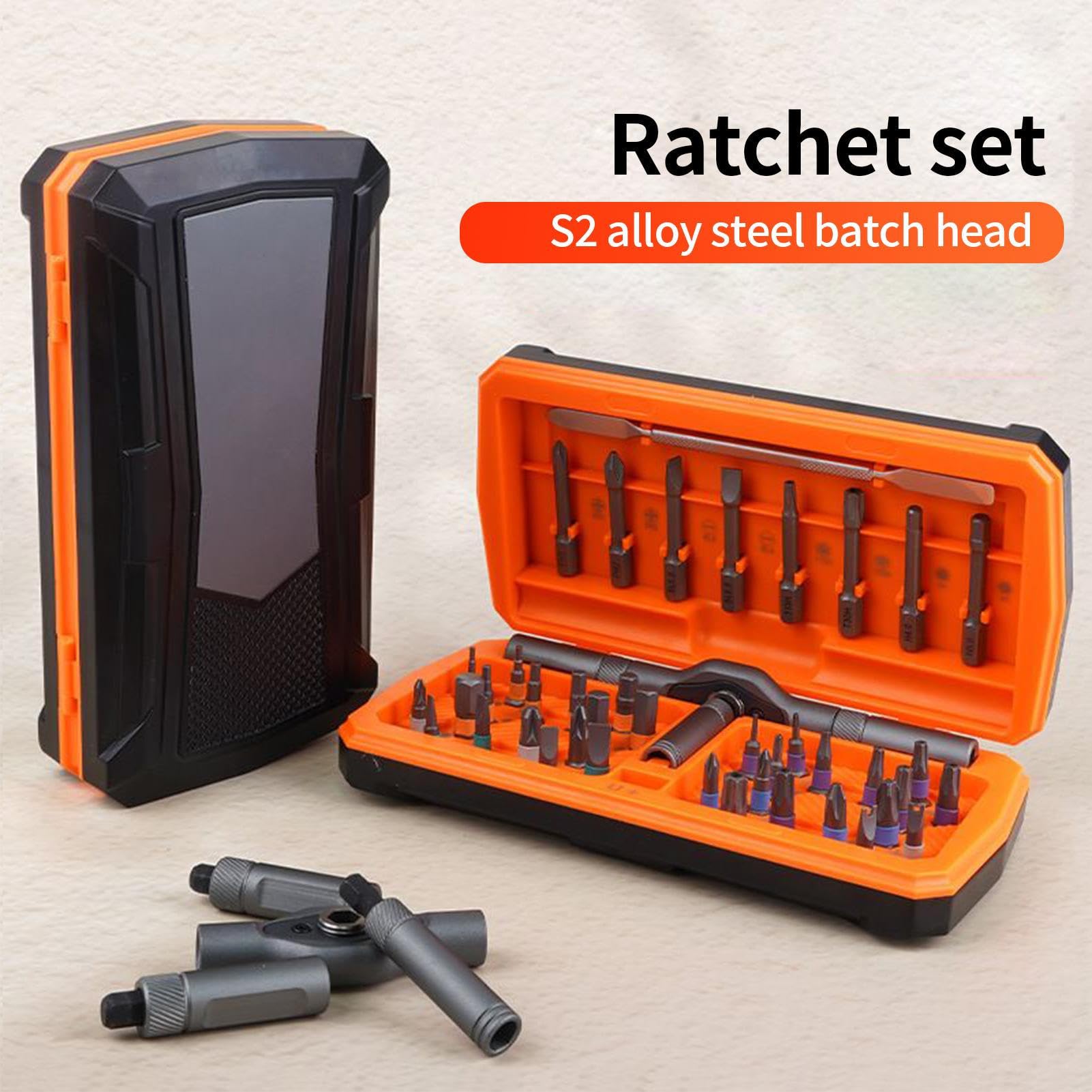 Set di Cacciaviti Magnetici 43 in 1 Strumento di Riparazione di Precisione | Cacciavite a Cricchetto Magnetico Per Casa, Elettronica, Computer, Orologio, Auto ed