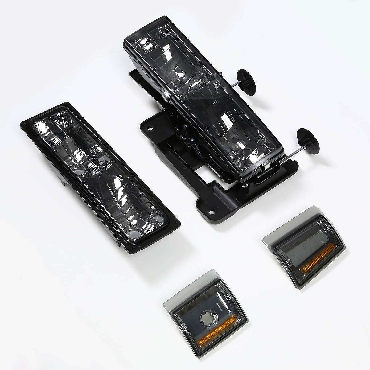 Fari Anteriori DNA Per GMC C/K E Yukon 94-99 - Set Conducente E Passeggero, Plug & Play - copertina