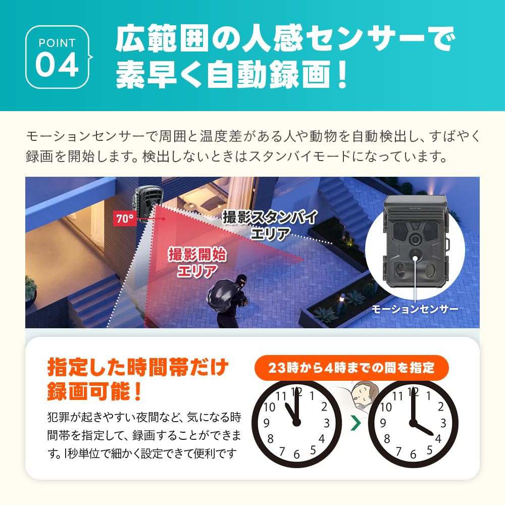 Amazon.co.jp: WTW 塚本無線 トレイルカメラ 防犯カメラ 熊 害獣 監視