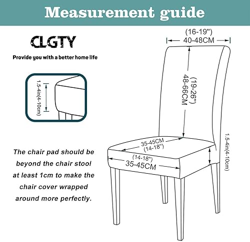 Miniatura 3 de Juego de 6 fundas de terciopelo elástico para sillas de comedor, extraíbles y antideslizantes, fundas de asiento para hogar, fiesta, hotel, boda,