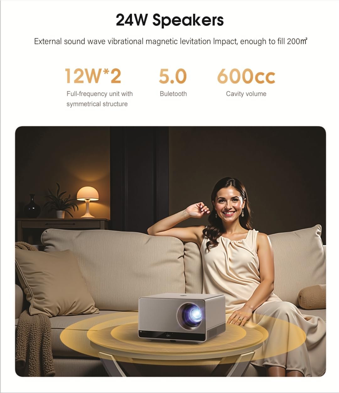 BORSSO Atom 2.0: 4K Ultra HD Projector -4 BORSSO Atom 2.0: 4K Ultra HD Projector -4
