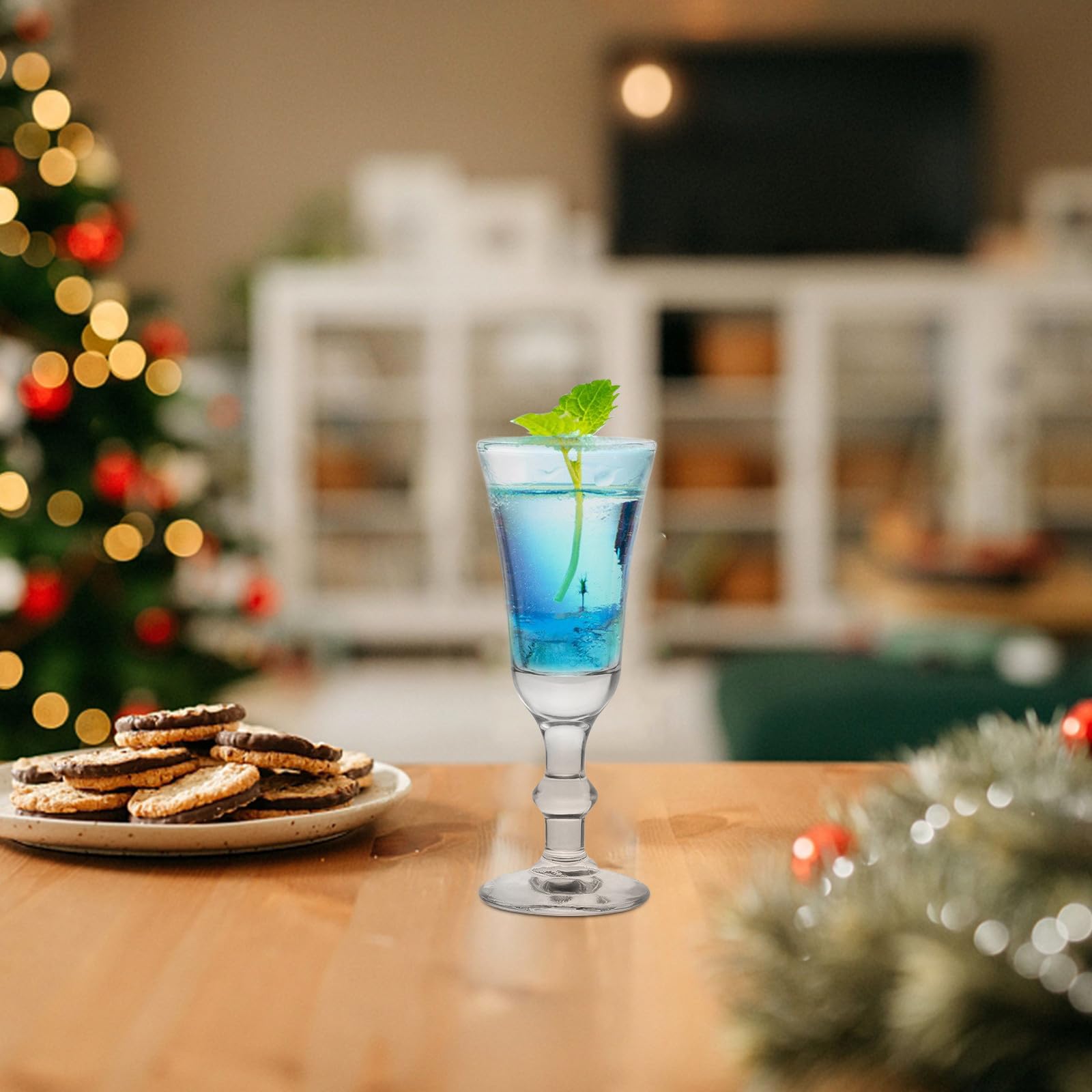 Beaupretty 6 Copas de Champán de Cristal Transparentes para Fiestas, Bodas y Cócteles, Flautas para Vino y Licor, Vidrio Resistente para Uso Doméstico y Profesional, Set de 6 Unidades