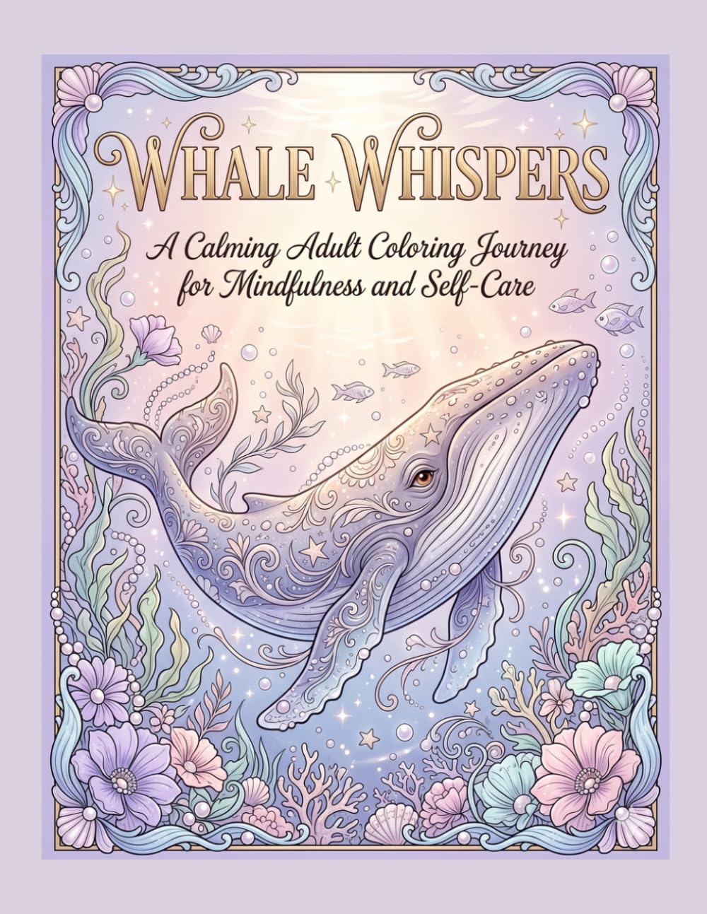Whale Whispers: A Relaxing Stress Relief Coloring Book with Majestic Whales, Gentle Ocean Dreams, and Peaceful Underwater Escapes (Whispers of the Sea Collection)