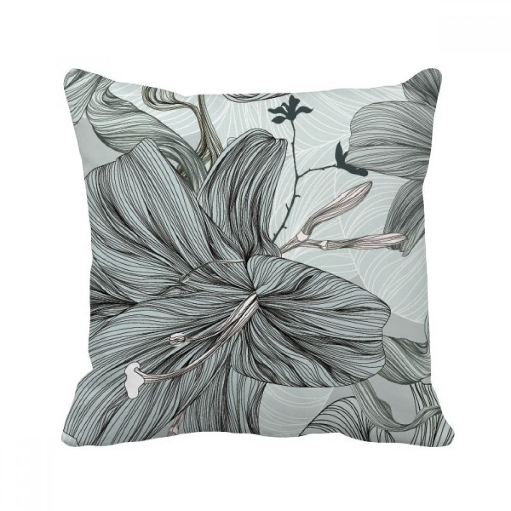 Coussin de fleur de lys 40x40cm, le cadeau idéal pour décoration de salon