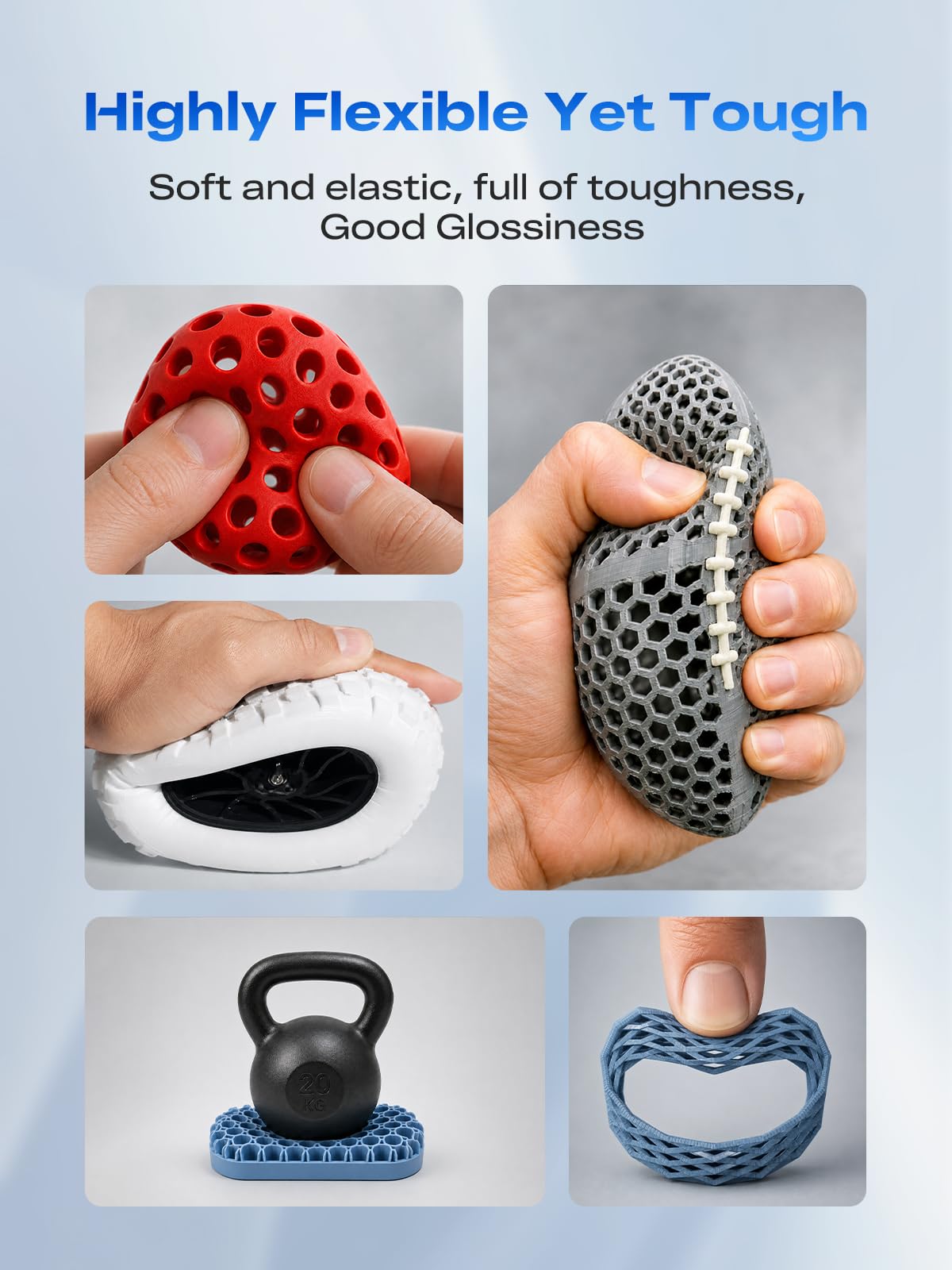 Creality TPU Filament - Flexible 3D Printing -4 Creality TPU Filament - Flexible 3D Printing -4