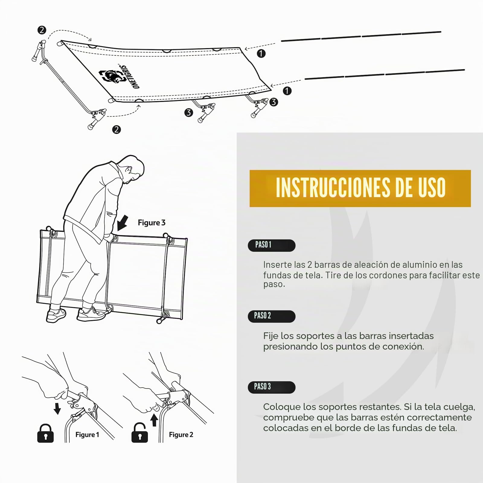 OneTigris Cama para perros, al aire libre, cama elevada para perros, 130 x 70 cm, altura 21 cm, ajuste rápido, estable, cómoda y transpirable, duradera y fácil de limpiar