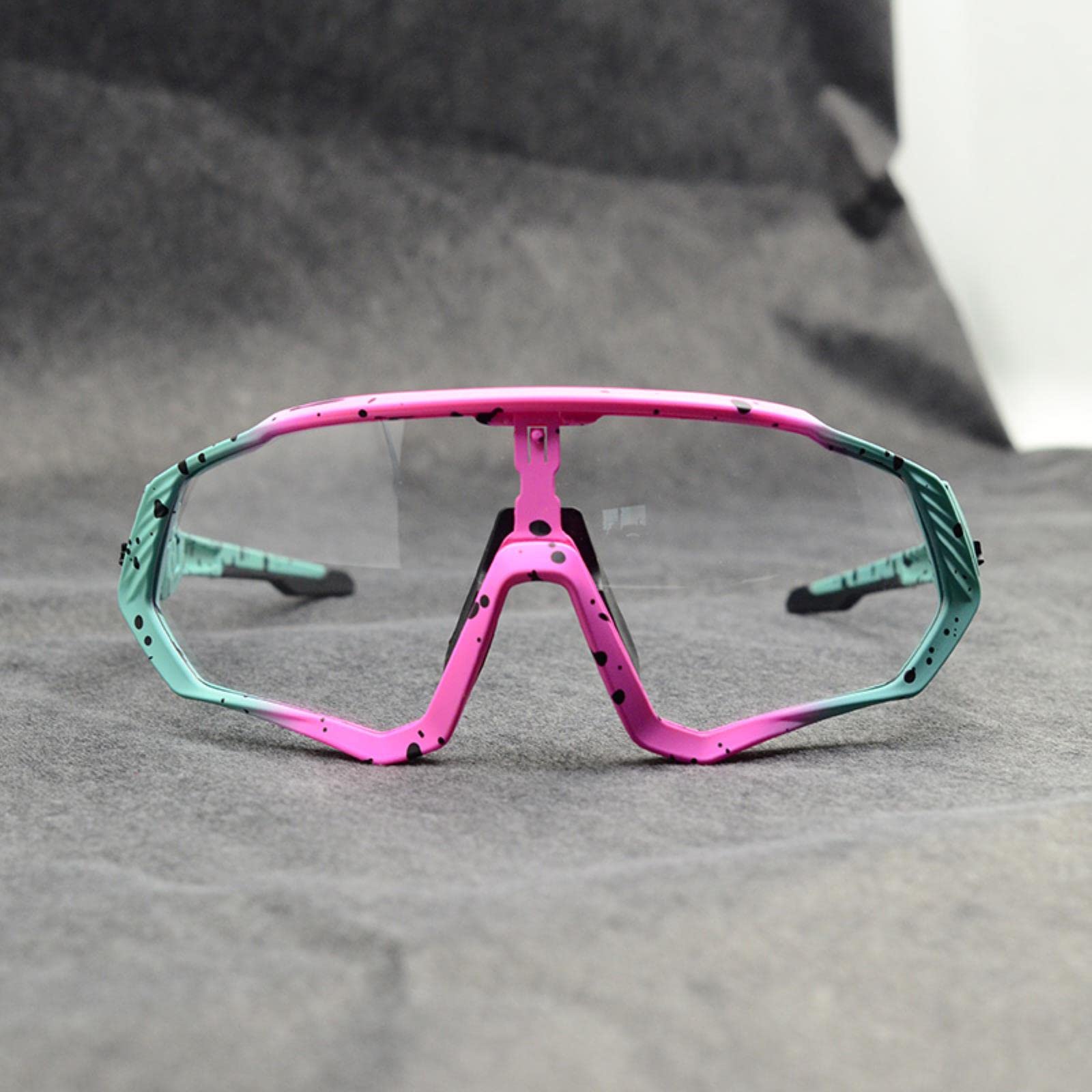 6 Soczewek Fotochromowych Polaryzacyjnych Okulary Rowerowe Męskie Damskie Sportowe Gogle MTB