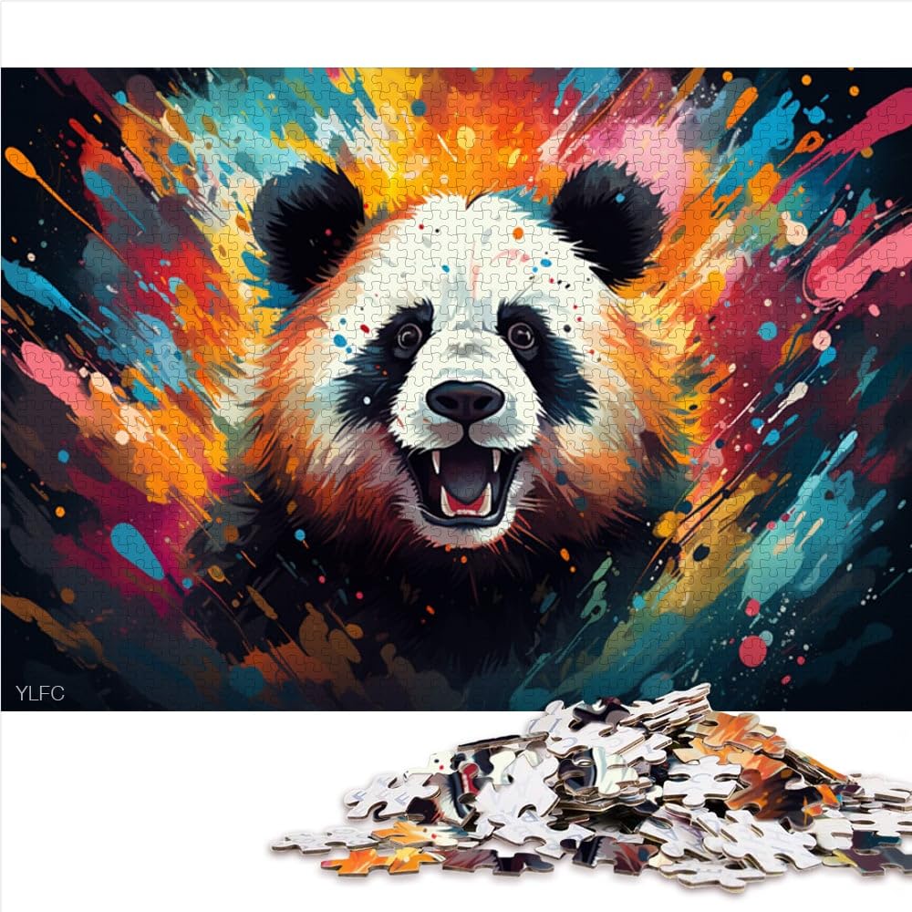 Puzzles pour Adultes 2000 pièces bébés Pandas Jeux éducatifs à Domicile Jouets de Bricolage Convient pour la décoration de Bureau 27,56 po x 39,37 po
