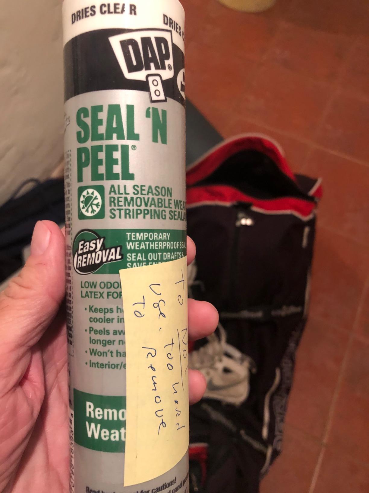 Dap 18354 Seal 'N Peel Removable Clear Caulk, 10.1Ounce 12pk Industrial & Scientific