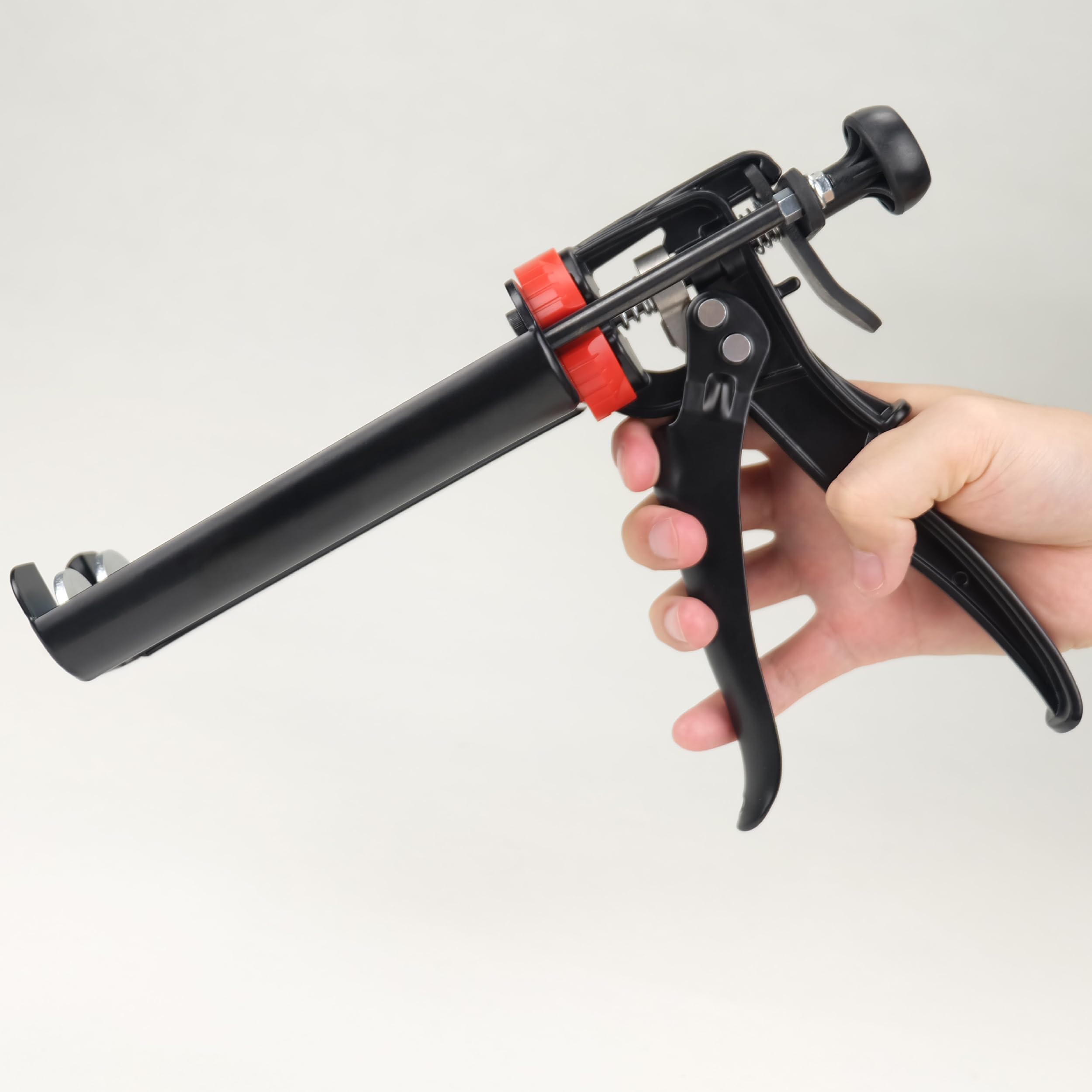 Pistolet à calfeutrer à résine époxy à double chambre, avec sélection de rapport 2:1/1:1, applicateur de mastic, compatible avec pistolets à calfeutrer manuels de 200 ml, pour adhésifs, mastics