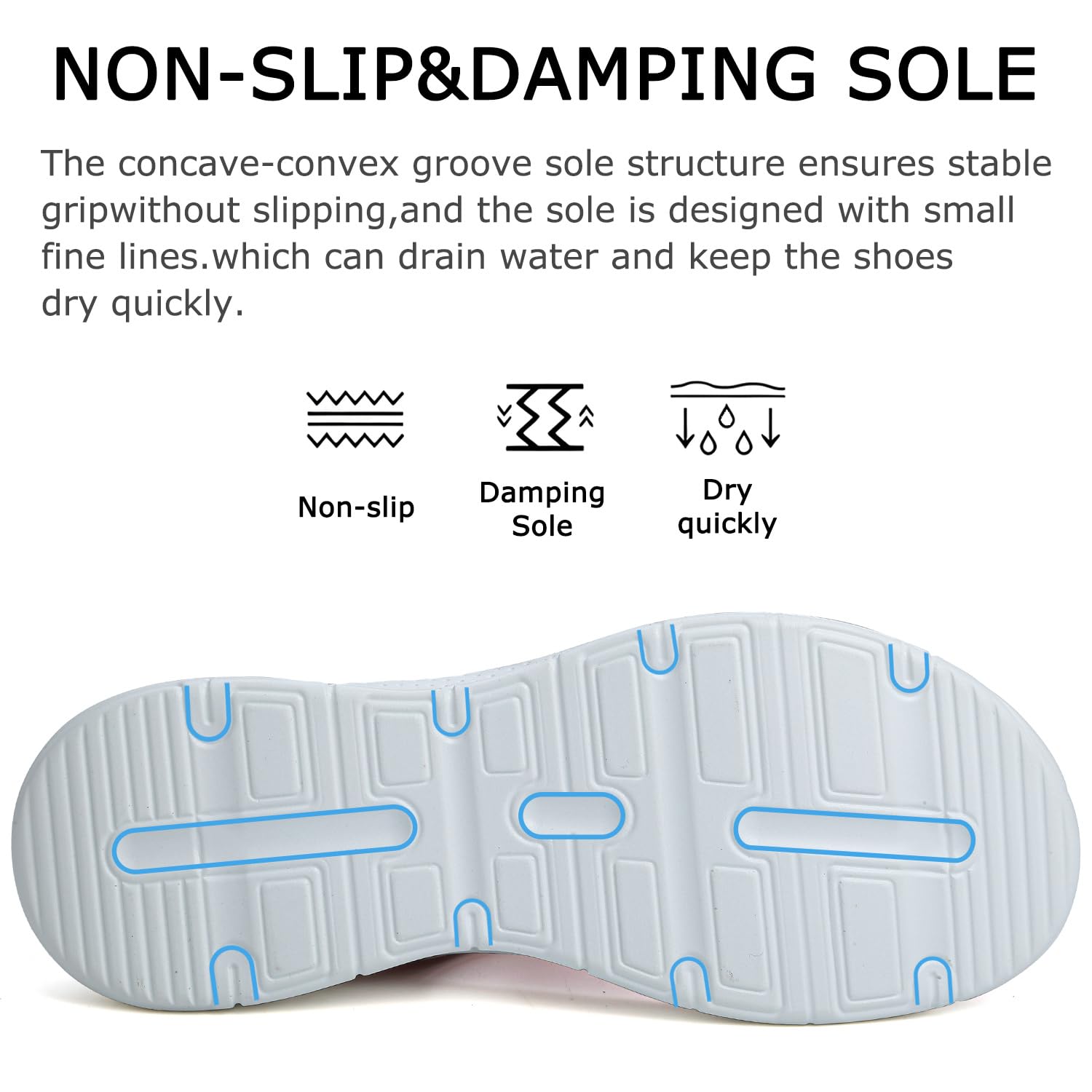 Sandalias Ortopedicas Mujer Ligero Casual Zapatos con Punta Abierta Cuña Lavable de Verano Sandalias para Caminar