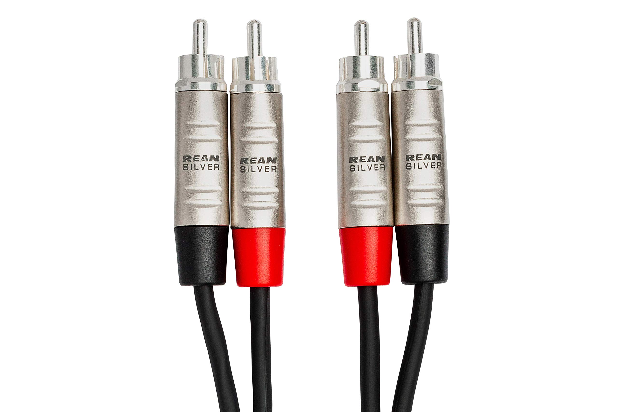 Amazon.com: Hosa HRR-003X2 Pro Stereo Interconnect Dual RCA Cable