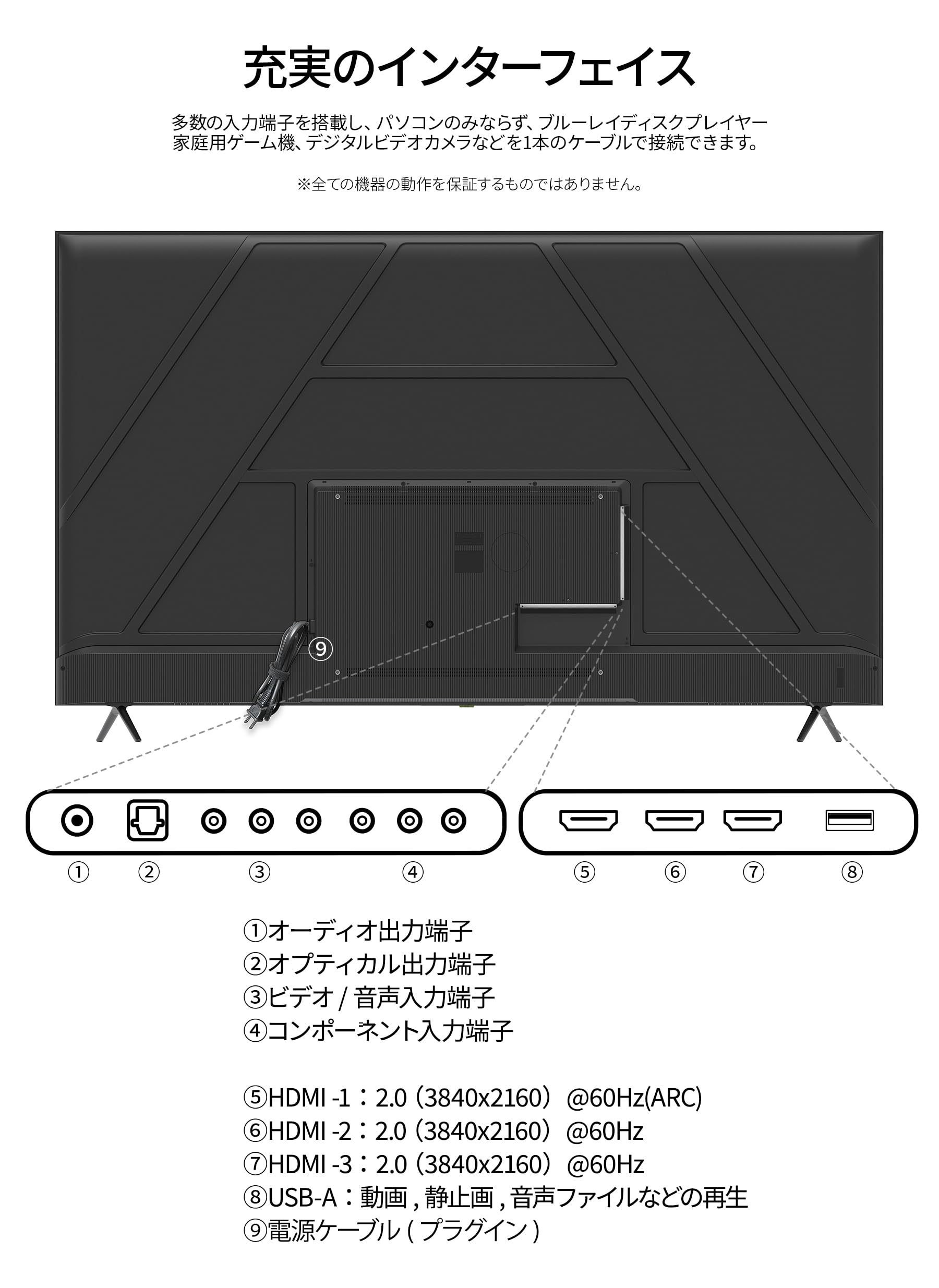 PCモニター Amazon.co.jp: JAPANNEXT 85インチ VAパネル搭載 4K(3840x2160
