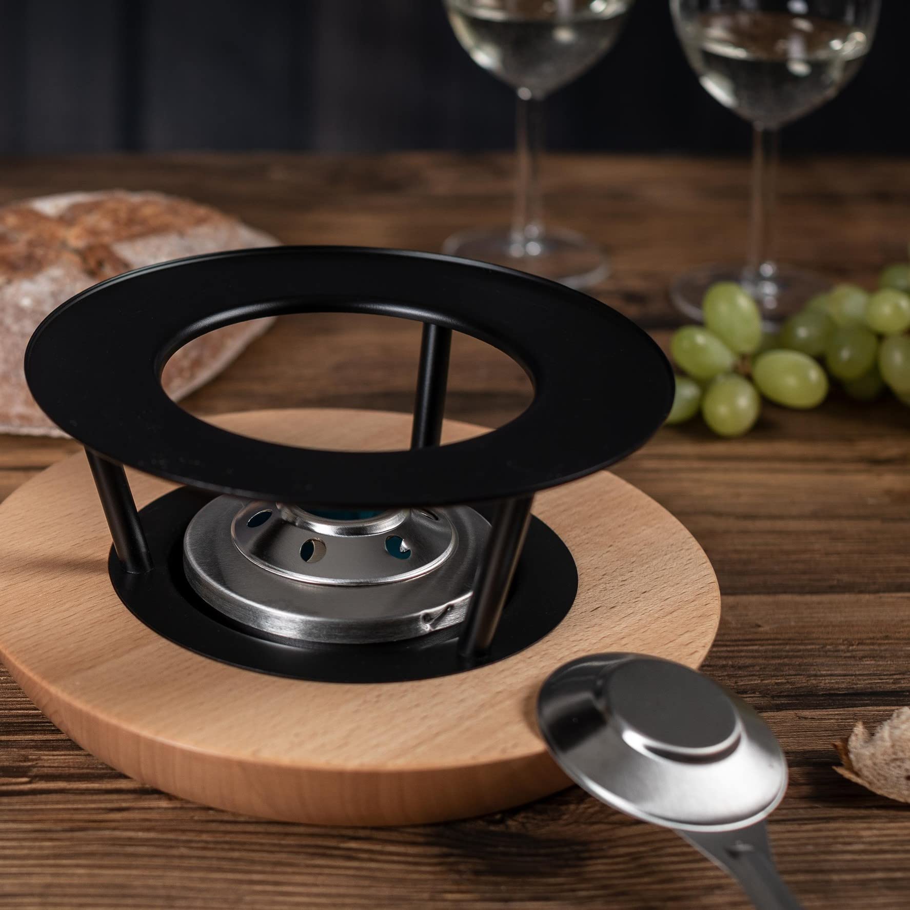 KUHN RIKON Rechaud drewno bukowe, do fondue, ze Szwajcarii