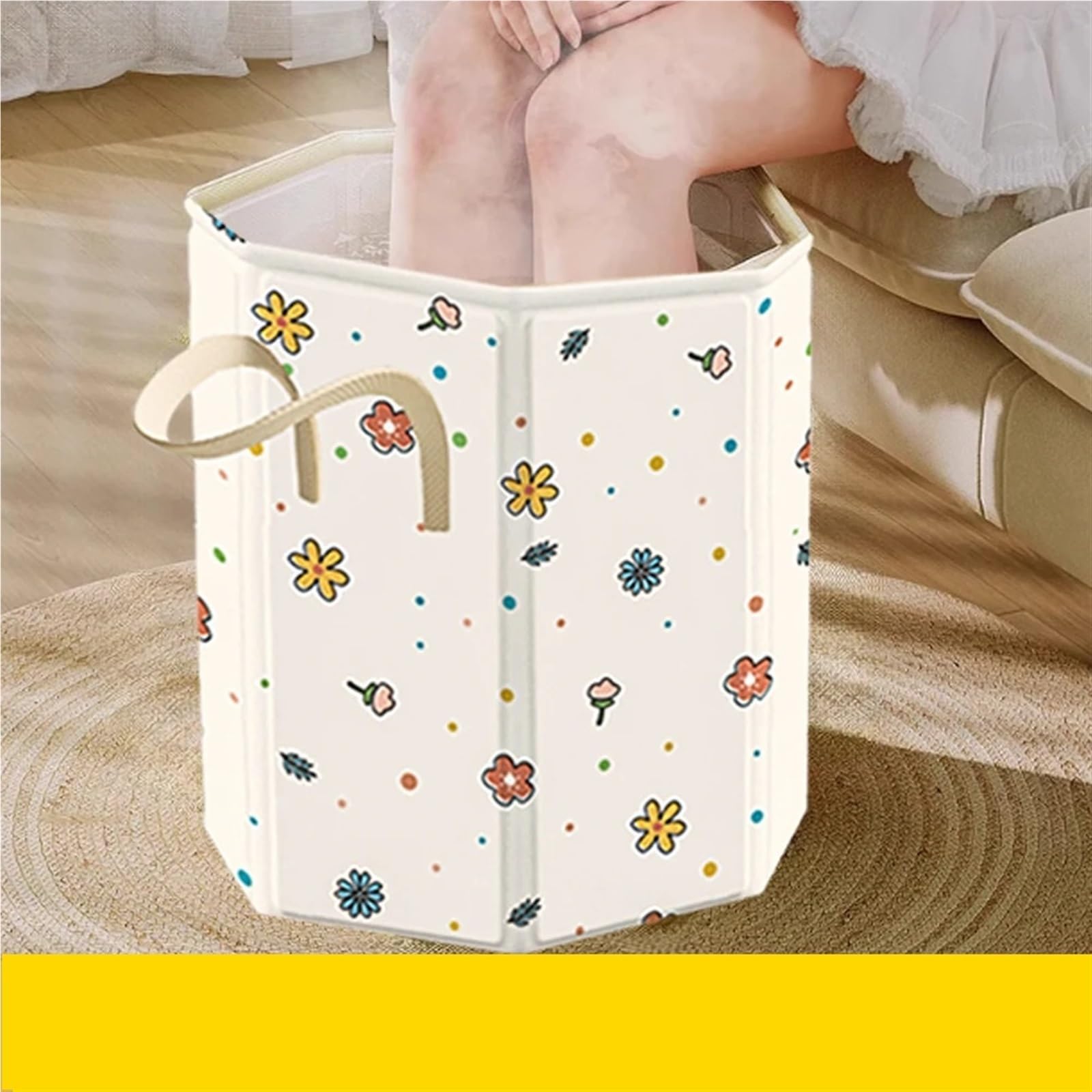 Cubo Plegable Para Remojo De Pies Bañera for remojo de pies, cubo plegable, bañera for , Spa portátil for , lavabo , bolsa for lavado con asas(Blue)