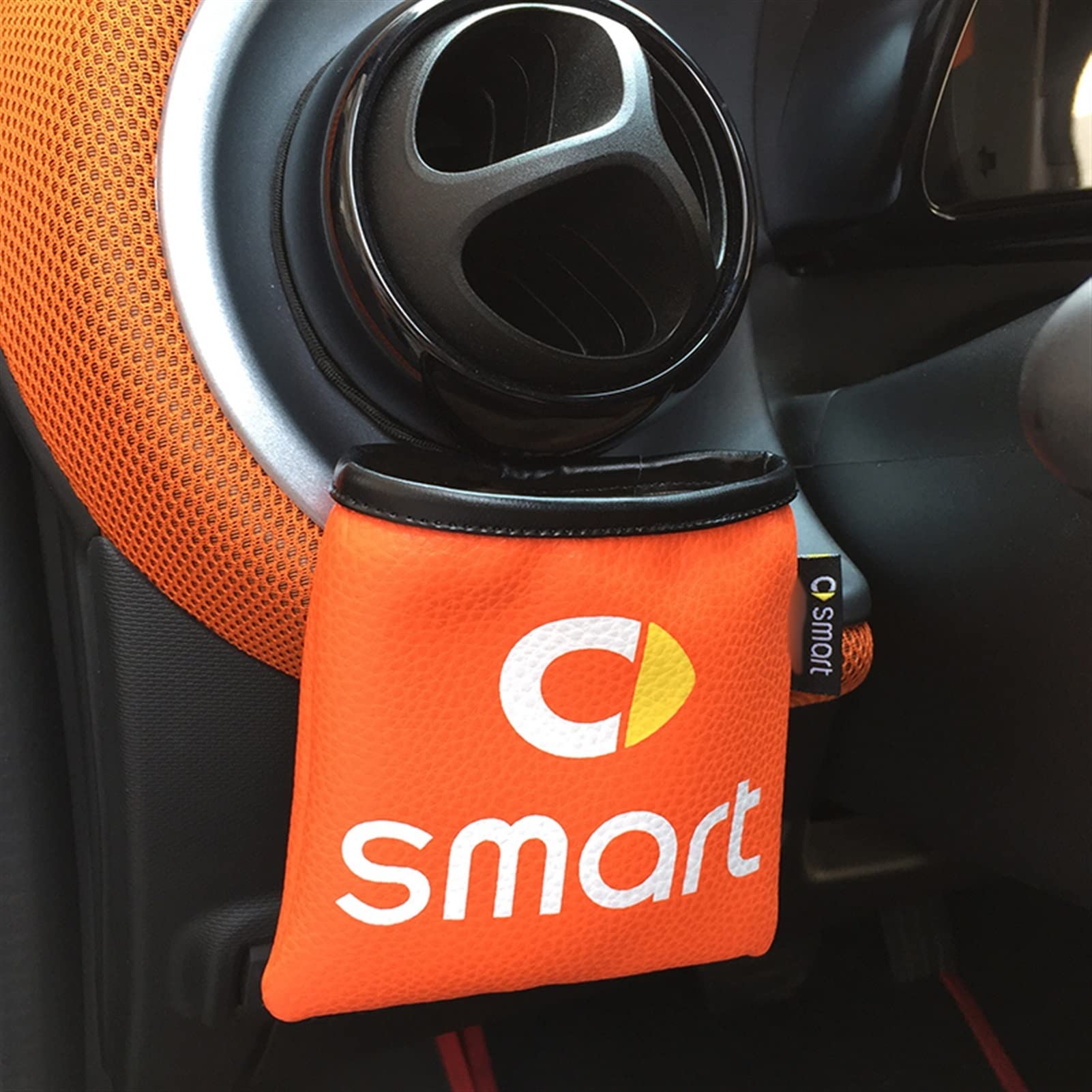 Porte-lunettes de rangement orange pour grille Smart 2009-2022